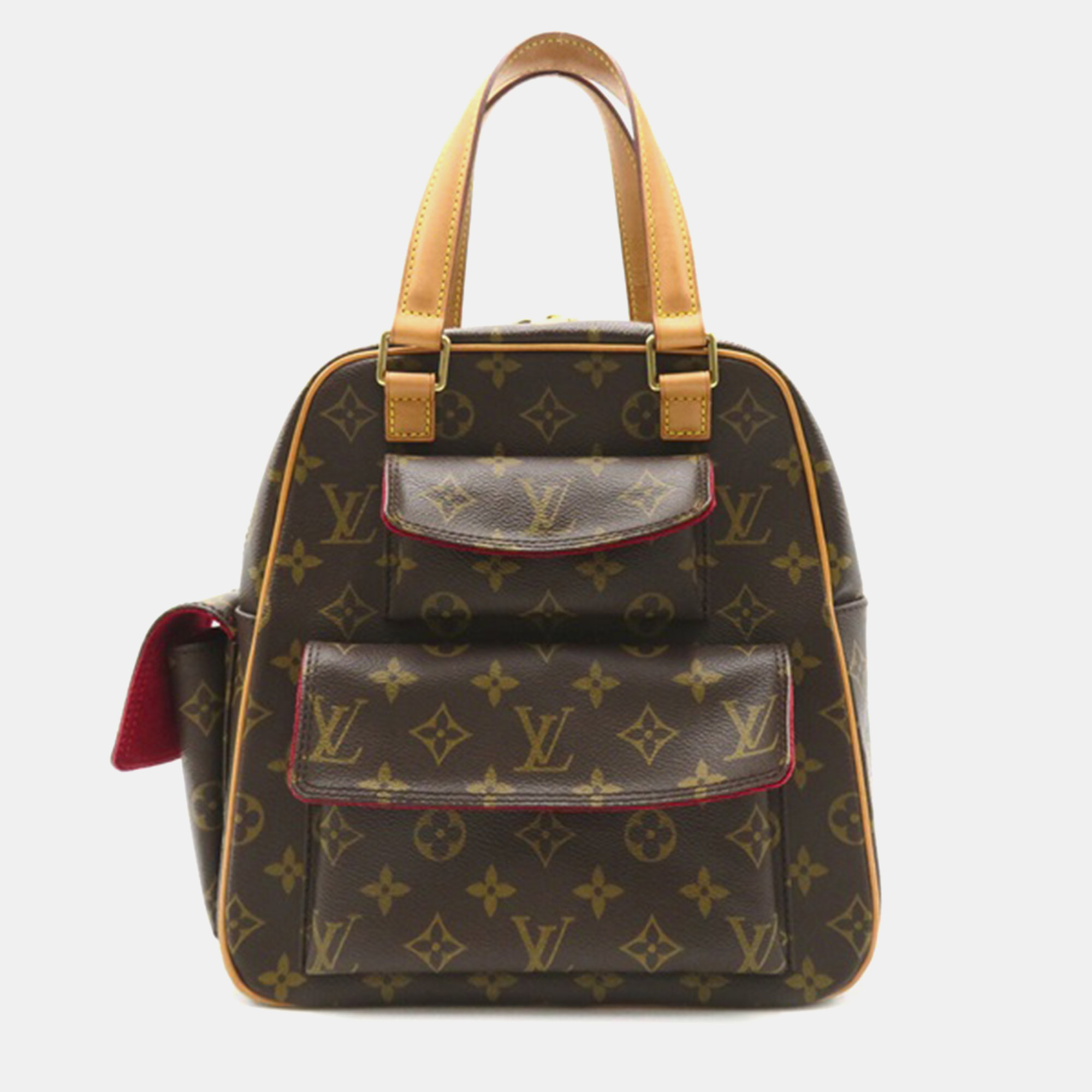 

Louis Vuitton Brown Monogram Canvas Excentri Cite Top Handle Bag