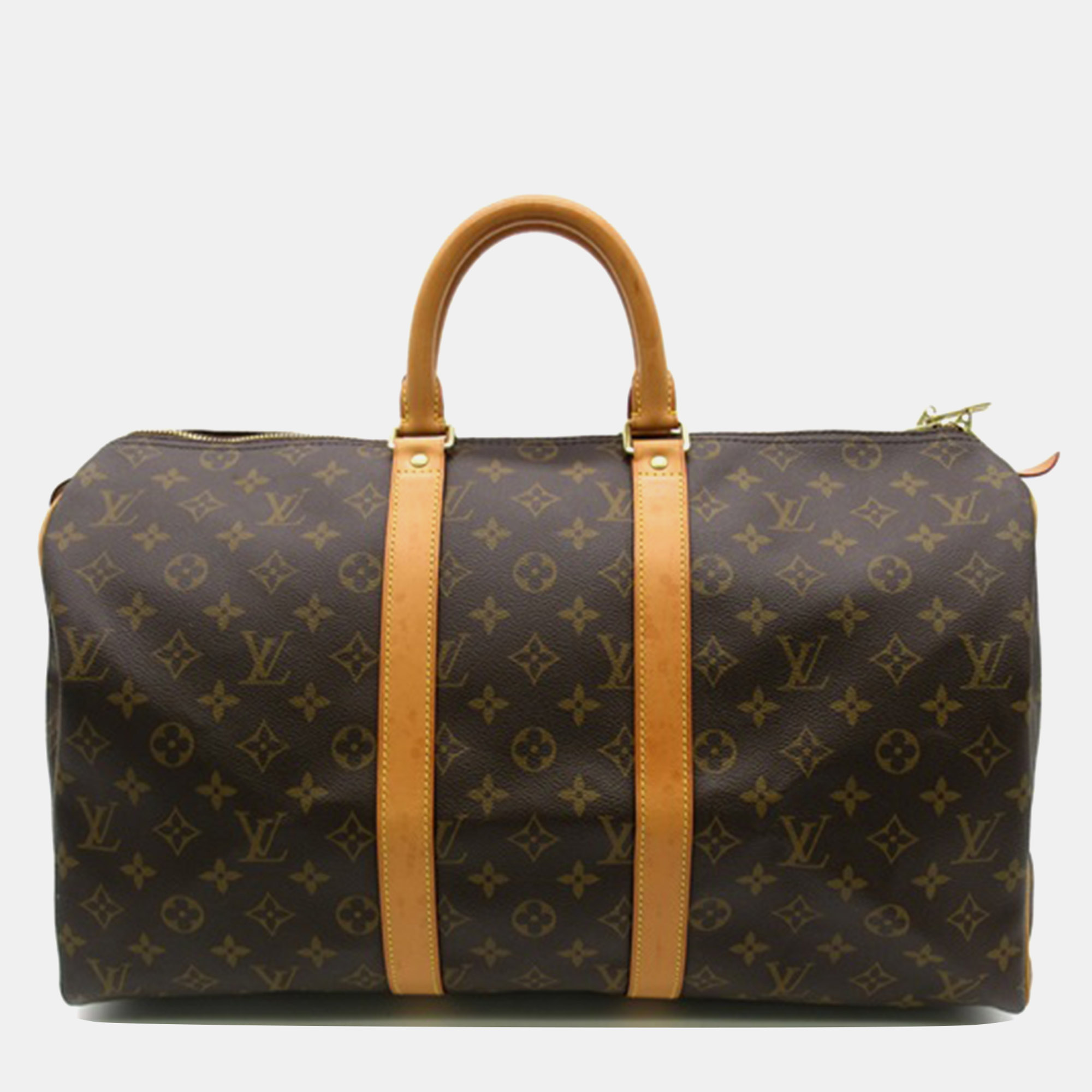 

Louis Vuitton Brown Monogram Canvas Keepall 45 Duffel Bag