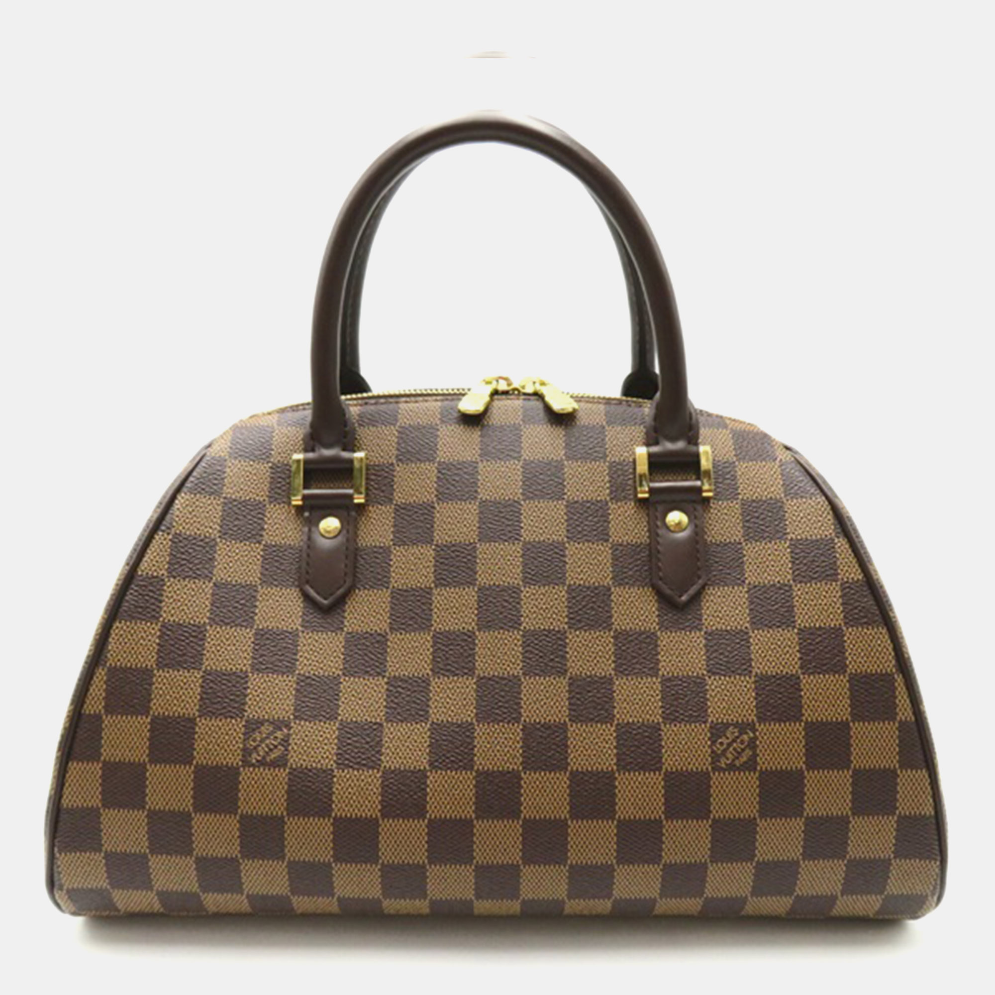 

Louis Vuitton Brown Damier Ebene Canvas Rivera MM Top Handle Bag