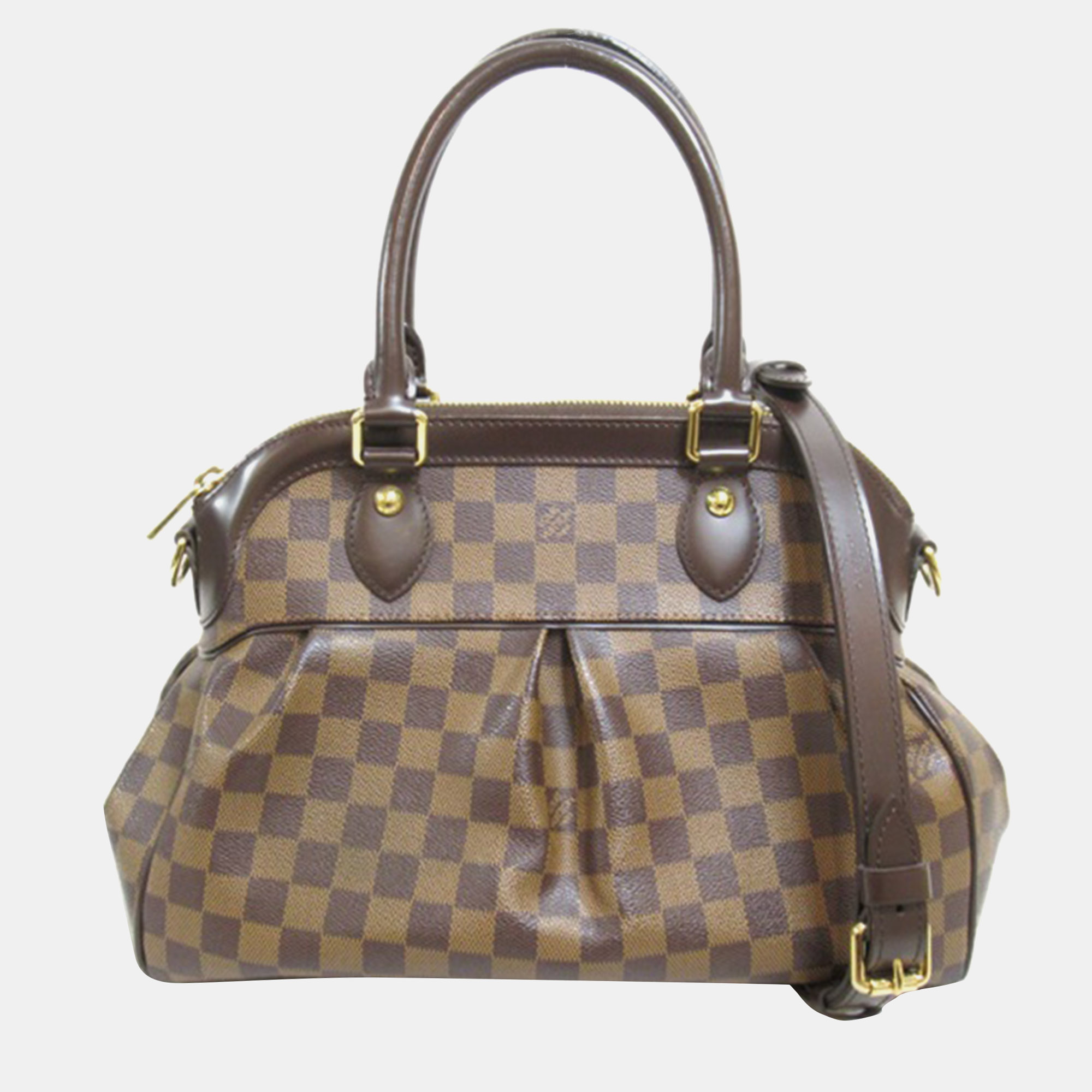 

Louis Vuitton Brown Damier Ebene Canvas Trevi PM Satchel