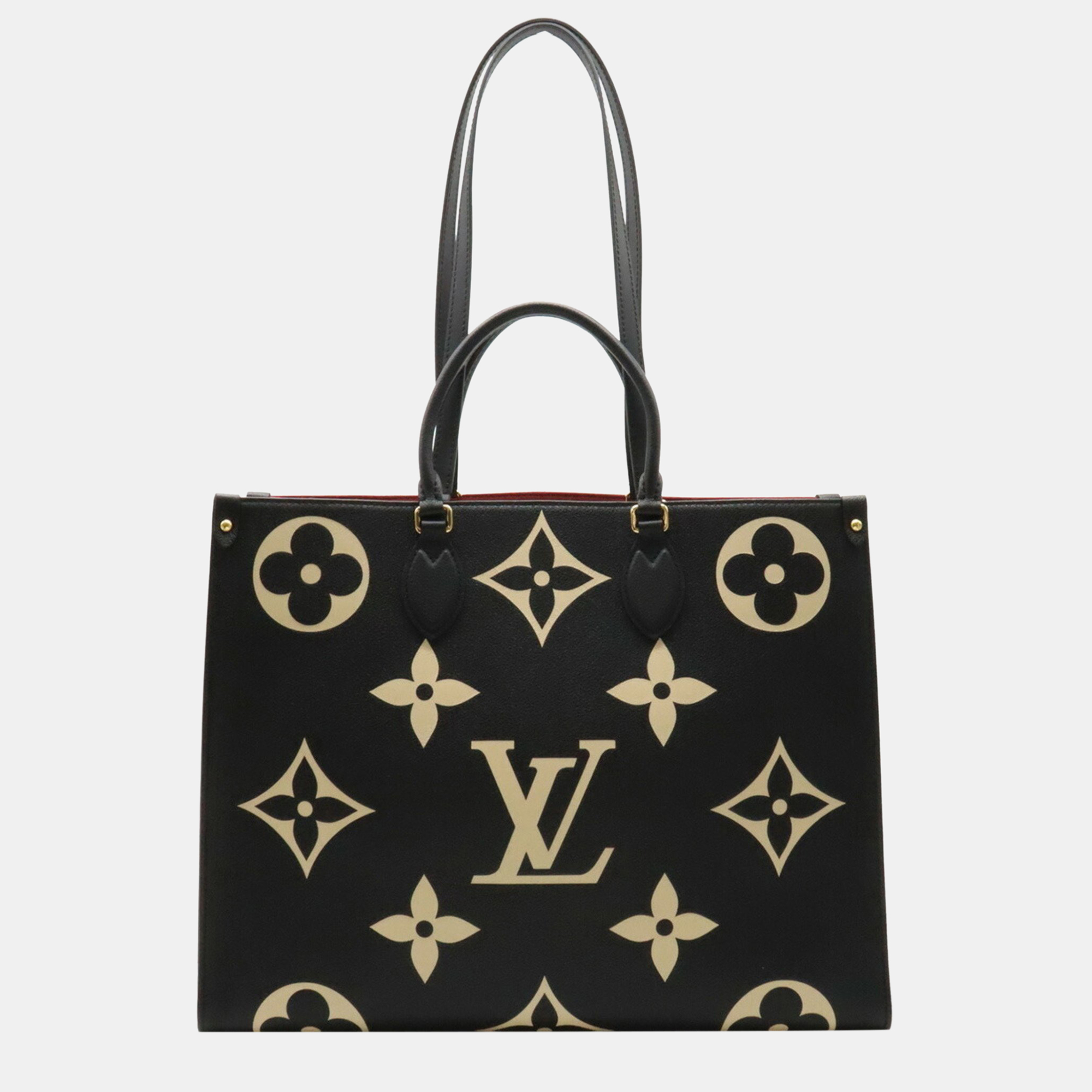 

Louis Vuitton Black Leather GM Onthego Totes