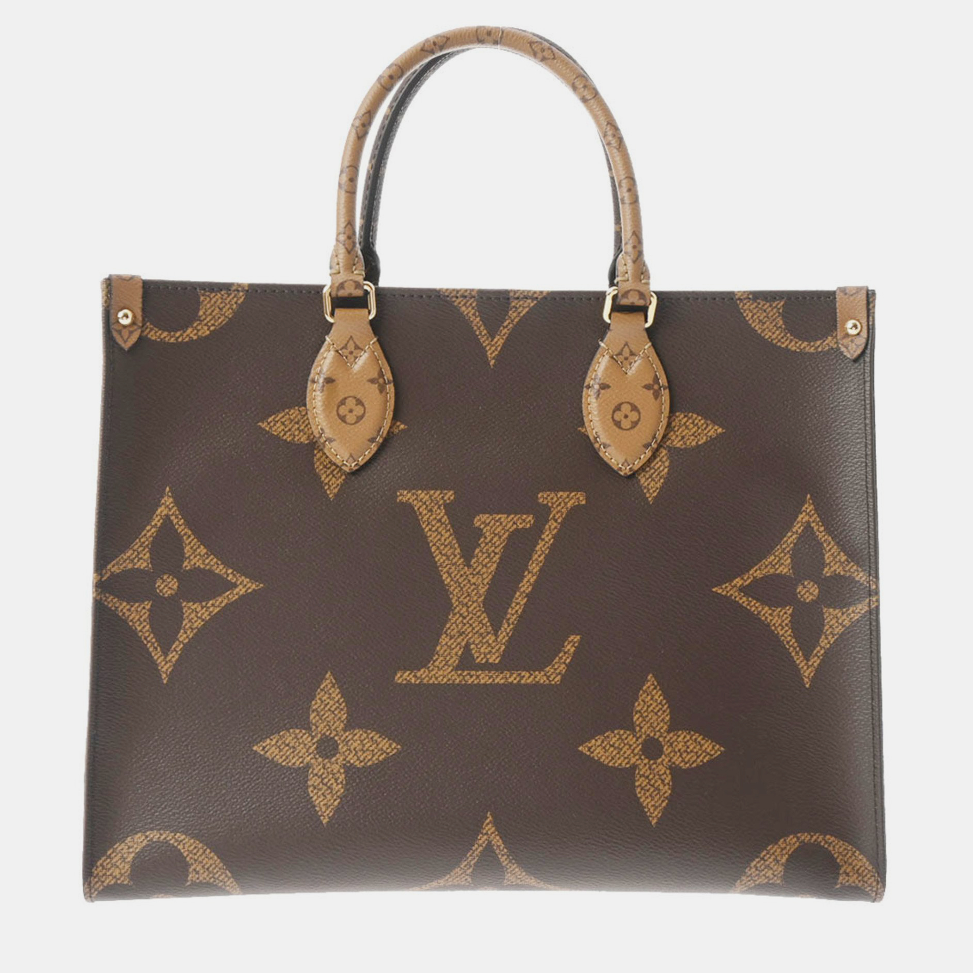 

Louis Vuitton Brown Monogram Giant Canvas MM Onthego Tote