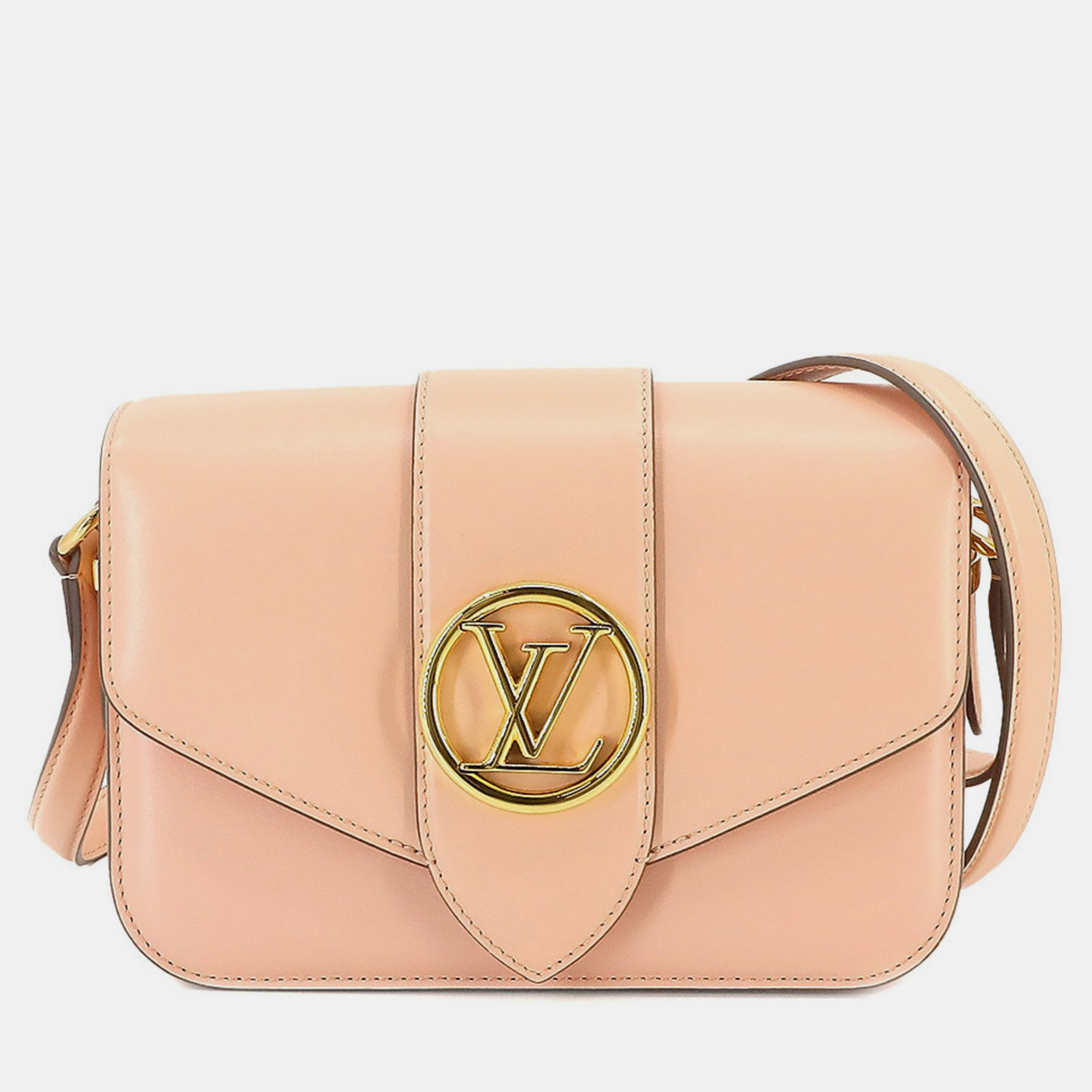 

Louis Vuitton Leather LV Pont 9 Bag, Pink