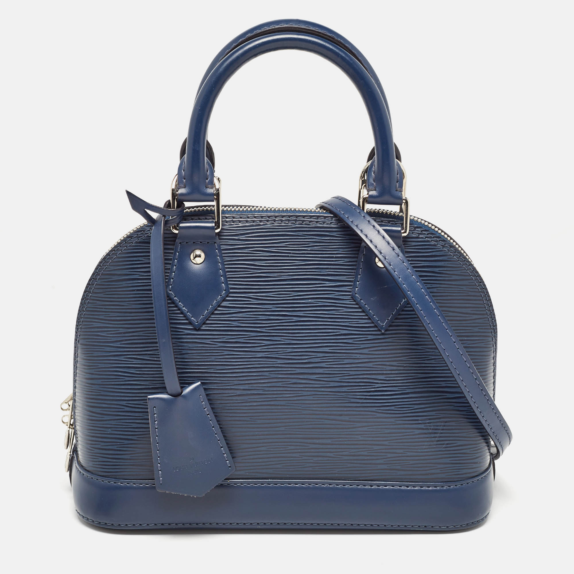 

Louis Vuitton Saphir Epi Leather Alma BB Bag, Blue