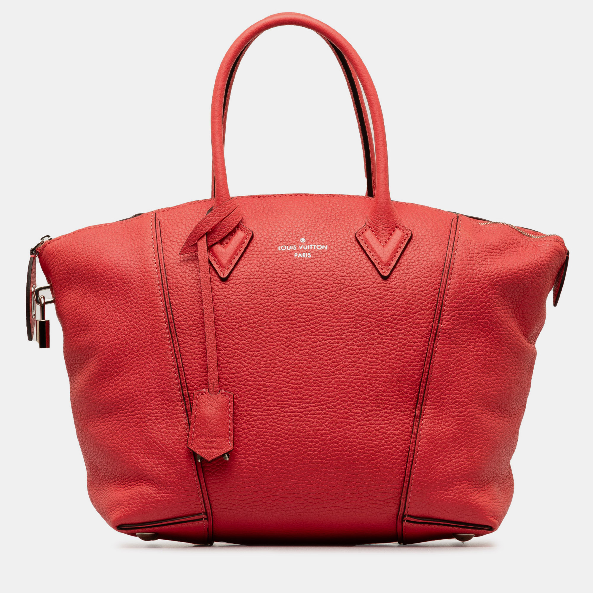 

Louis Vuitton Taurillon Soft Lockit PM, Red