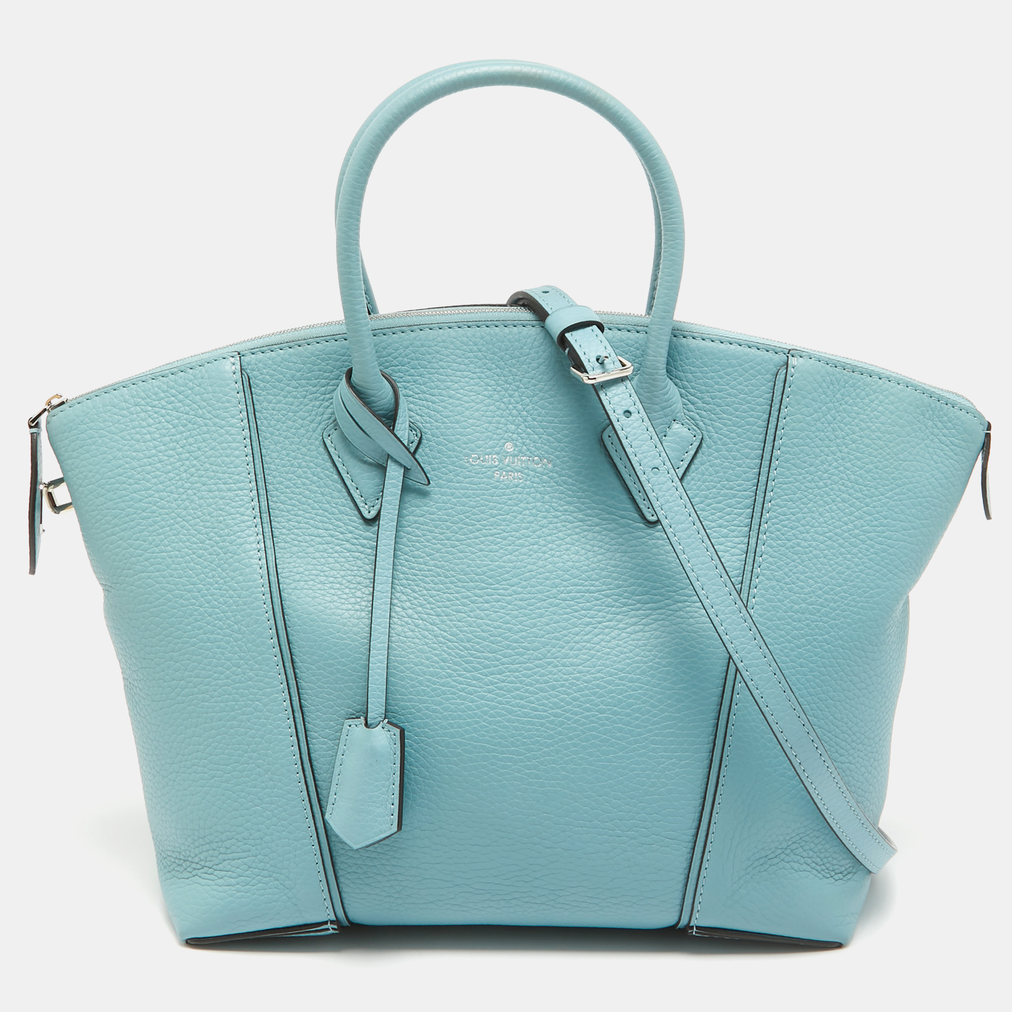 

Louis Vuitton Ciel Leather Lockit PM Bag, Blue