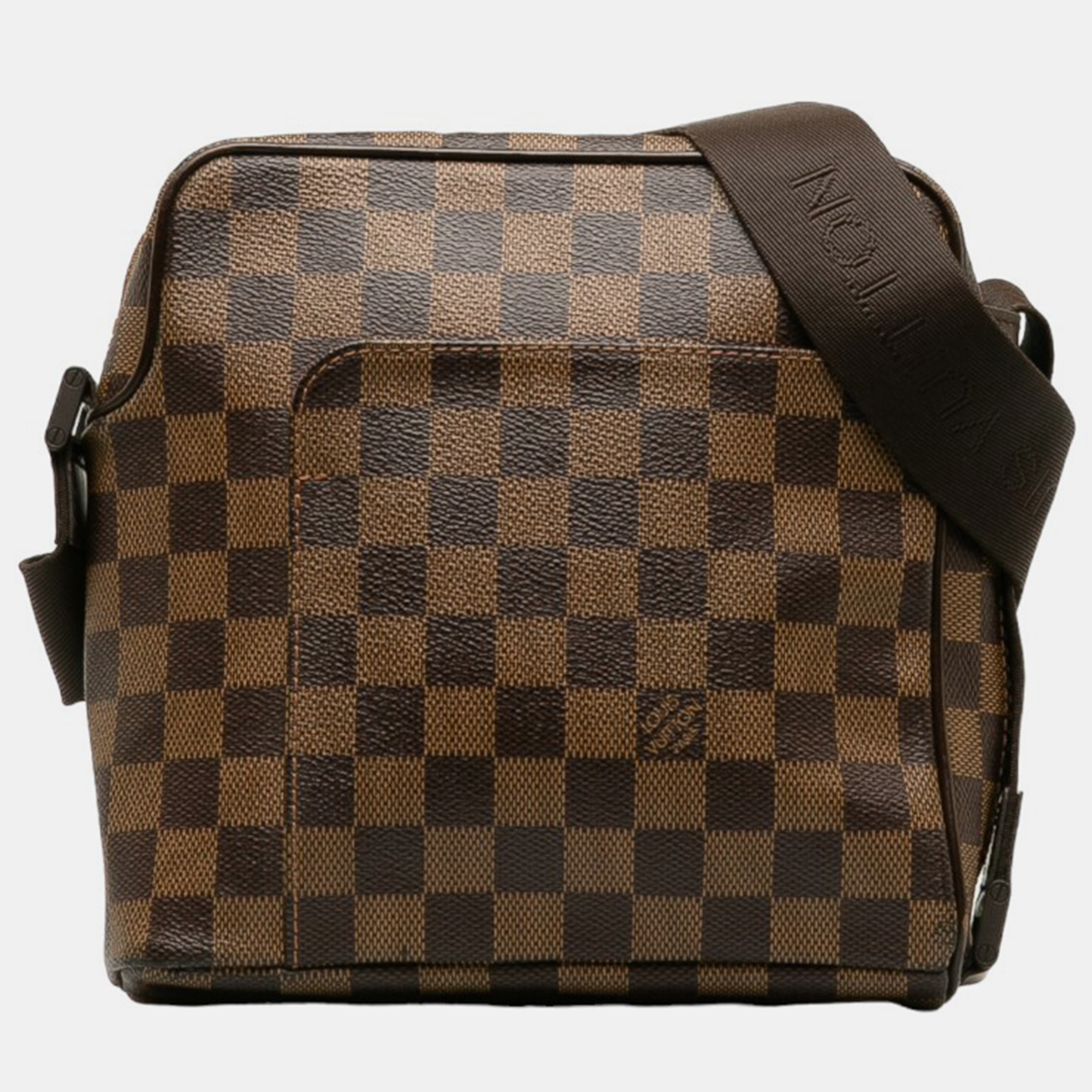 

Louis Vuitton Brown Canvas Damier Ebene Olav PM