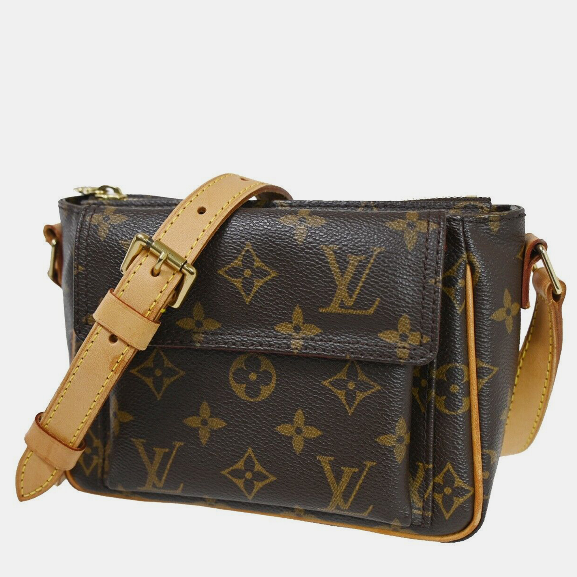 

Louis Vuitton Canvas Viva-Cite Shoulder Bag, Brown