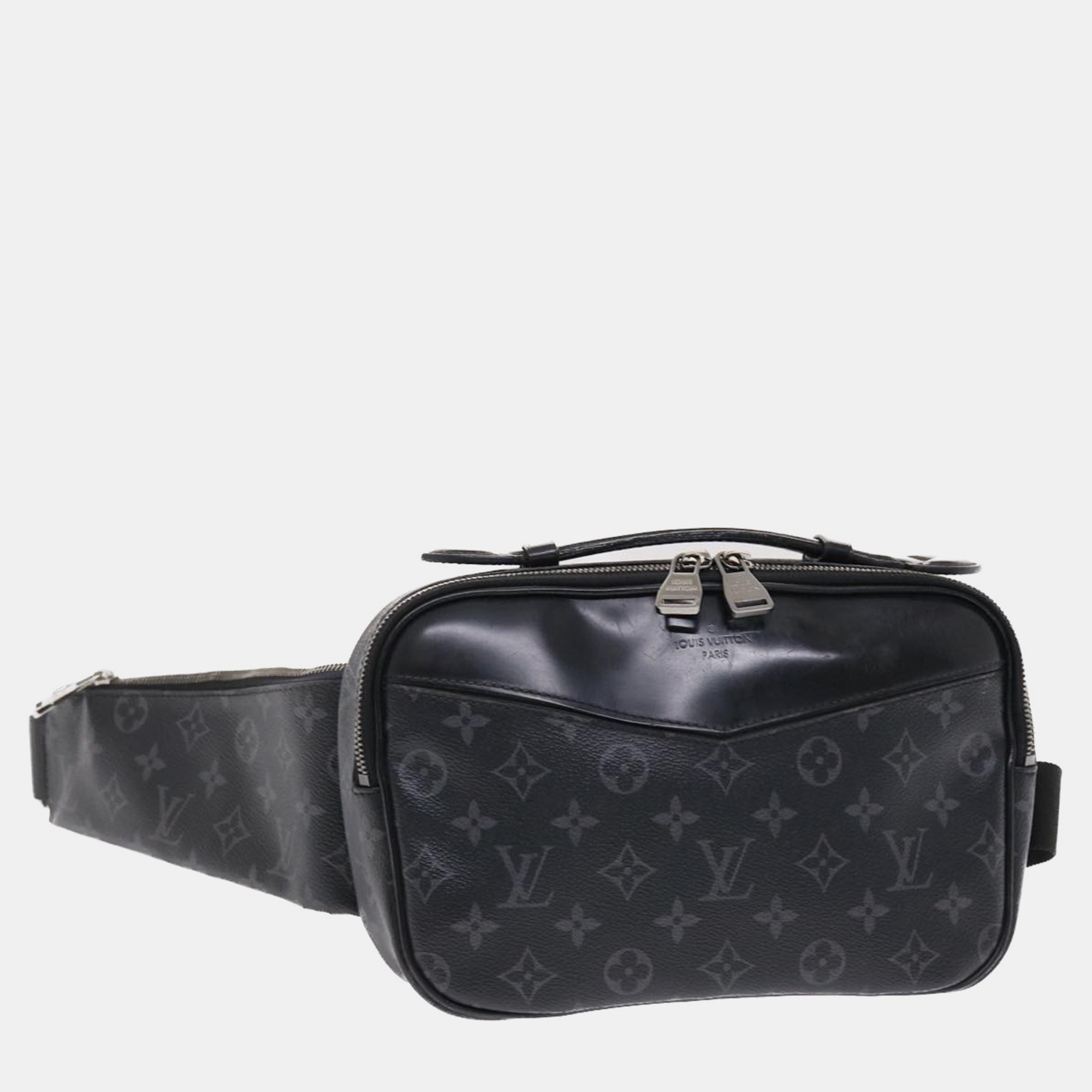 

Louis Vuitton Grey Canvas Monogram Eclipse Bumbag