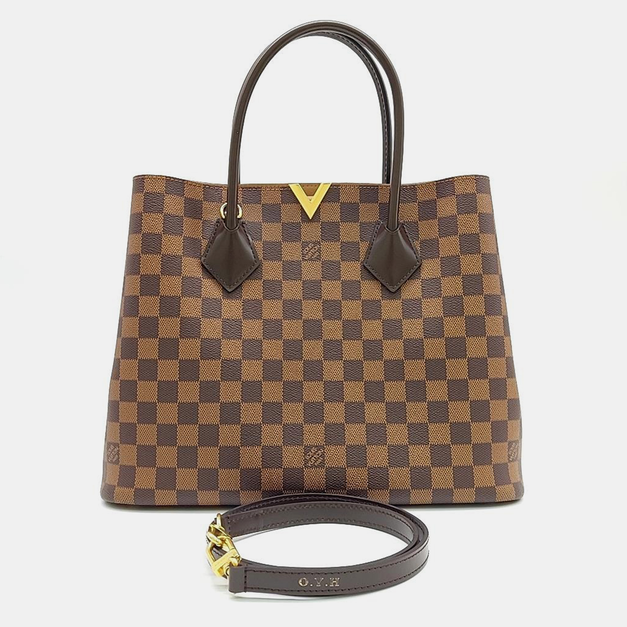 

Louis Vuitton Damier Kensington N41435 Handbag, Brown