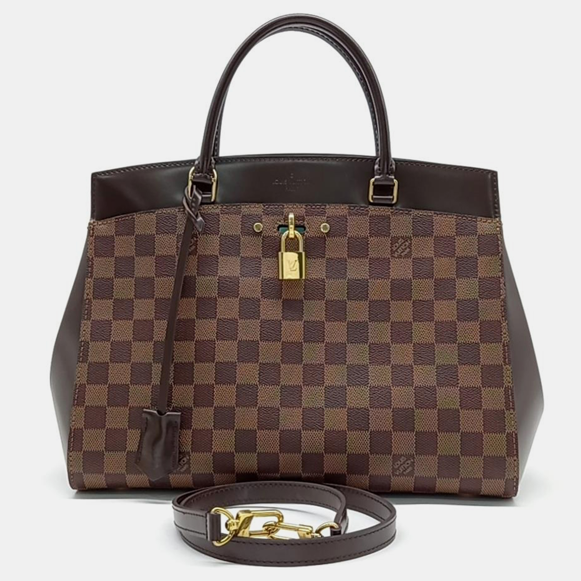

Louis Vuitton Damier Ravello MM N41150 Handbag, Brown