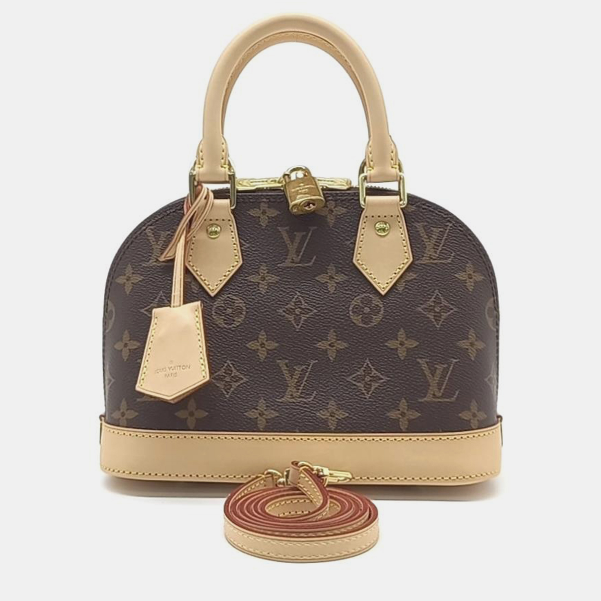 

Louis Vuitton Monogram Alma BB M53152 Handbag, Brown