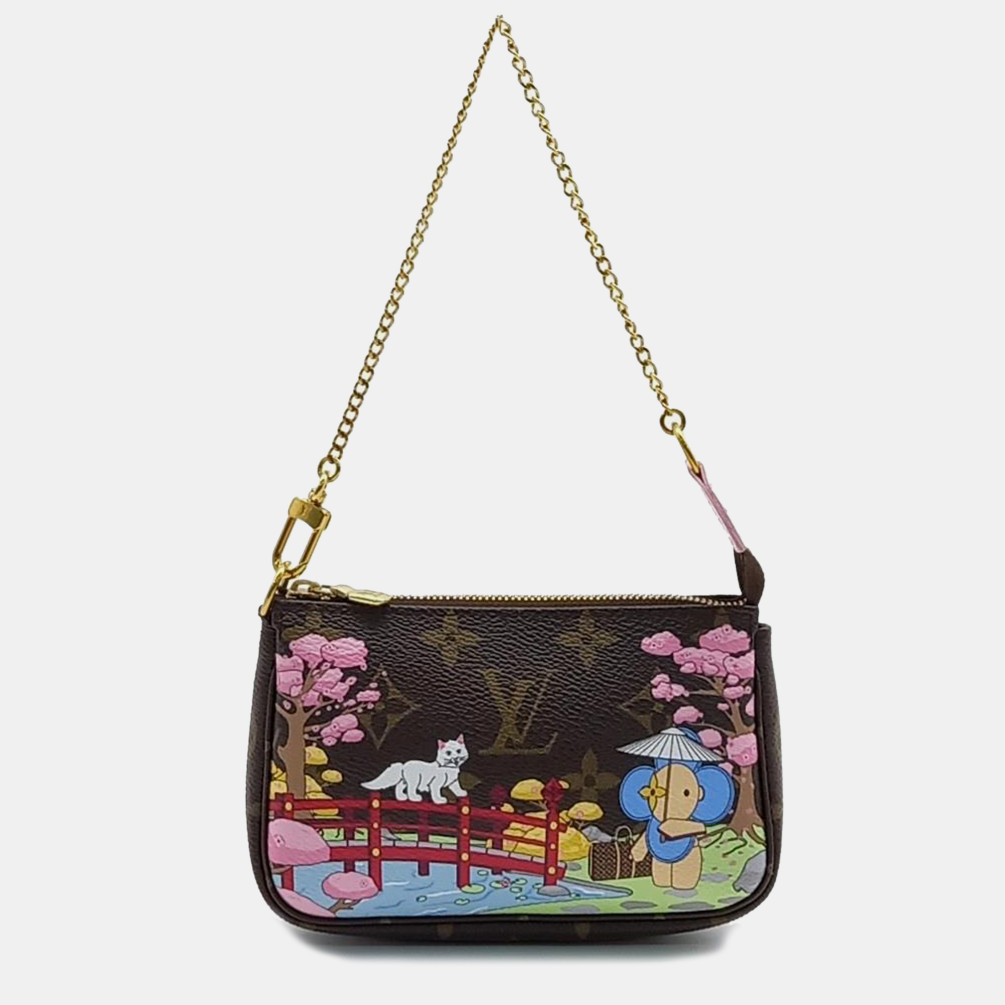 

Louis Vuitton Mini Pochette Accessoires Handbag, Brown