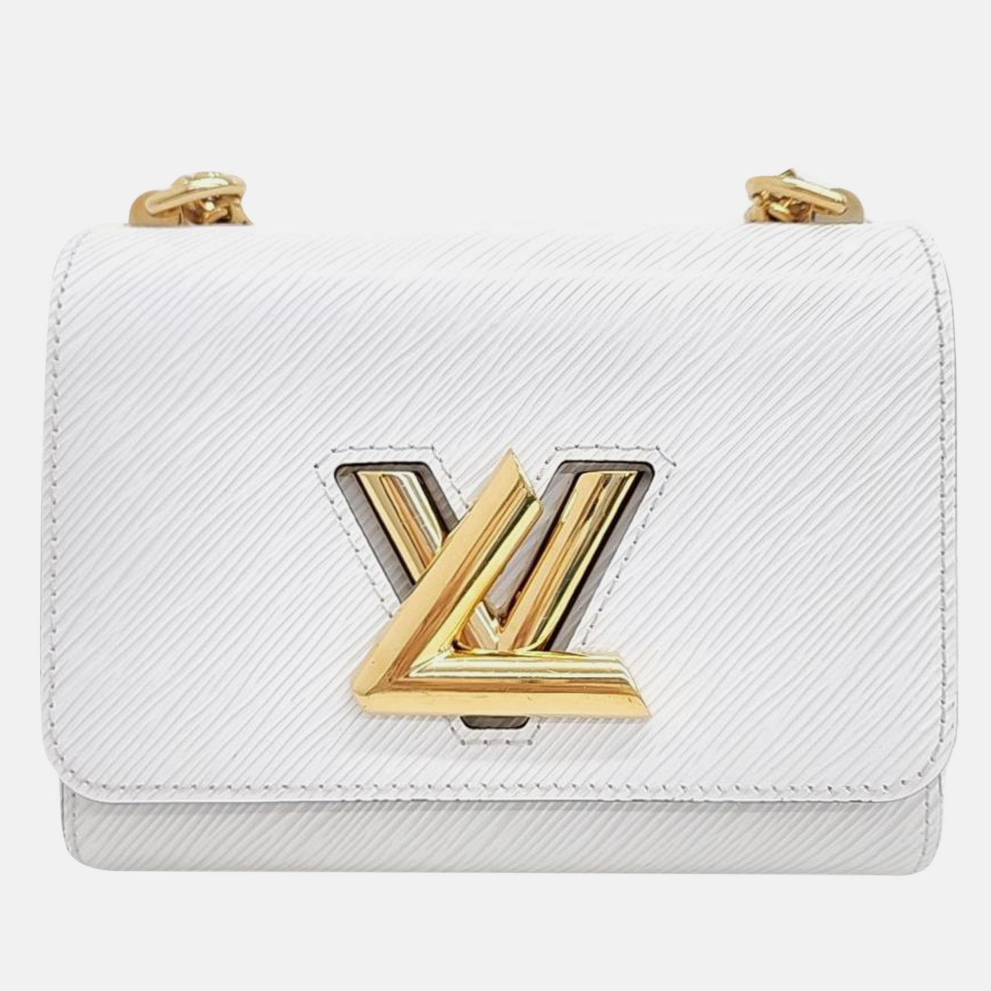 

Louis Vuitton Epi Twist PM Handbag, White