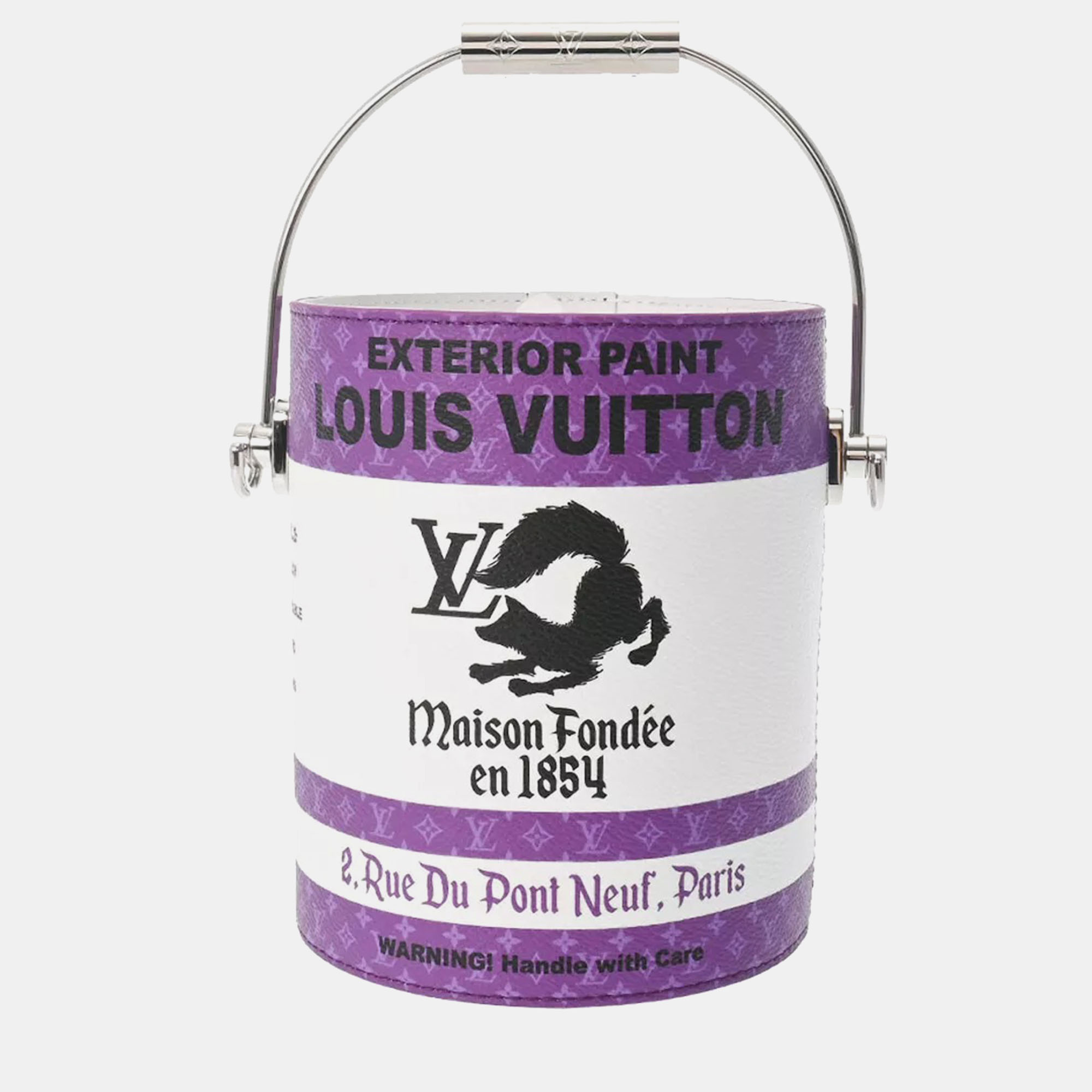 

Louis Vuitton Purple Monogram Paint Can Bag