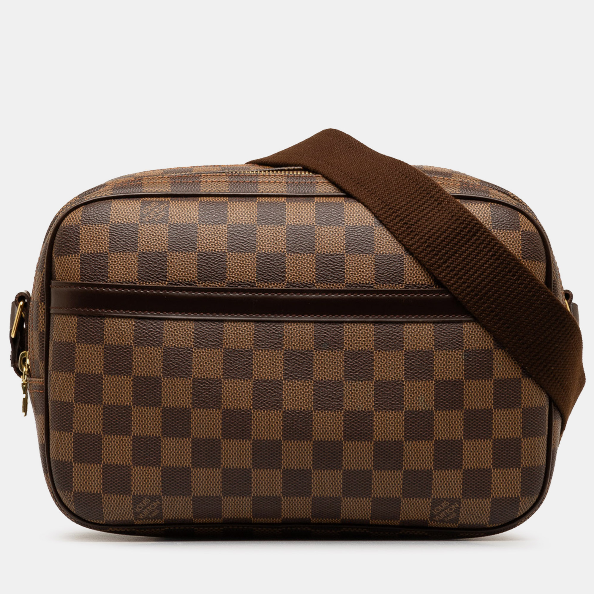 

Louis Vuitton Damier Ebene Reporter PM, Brown