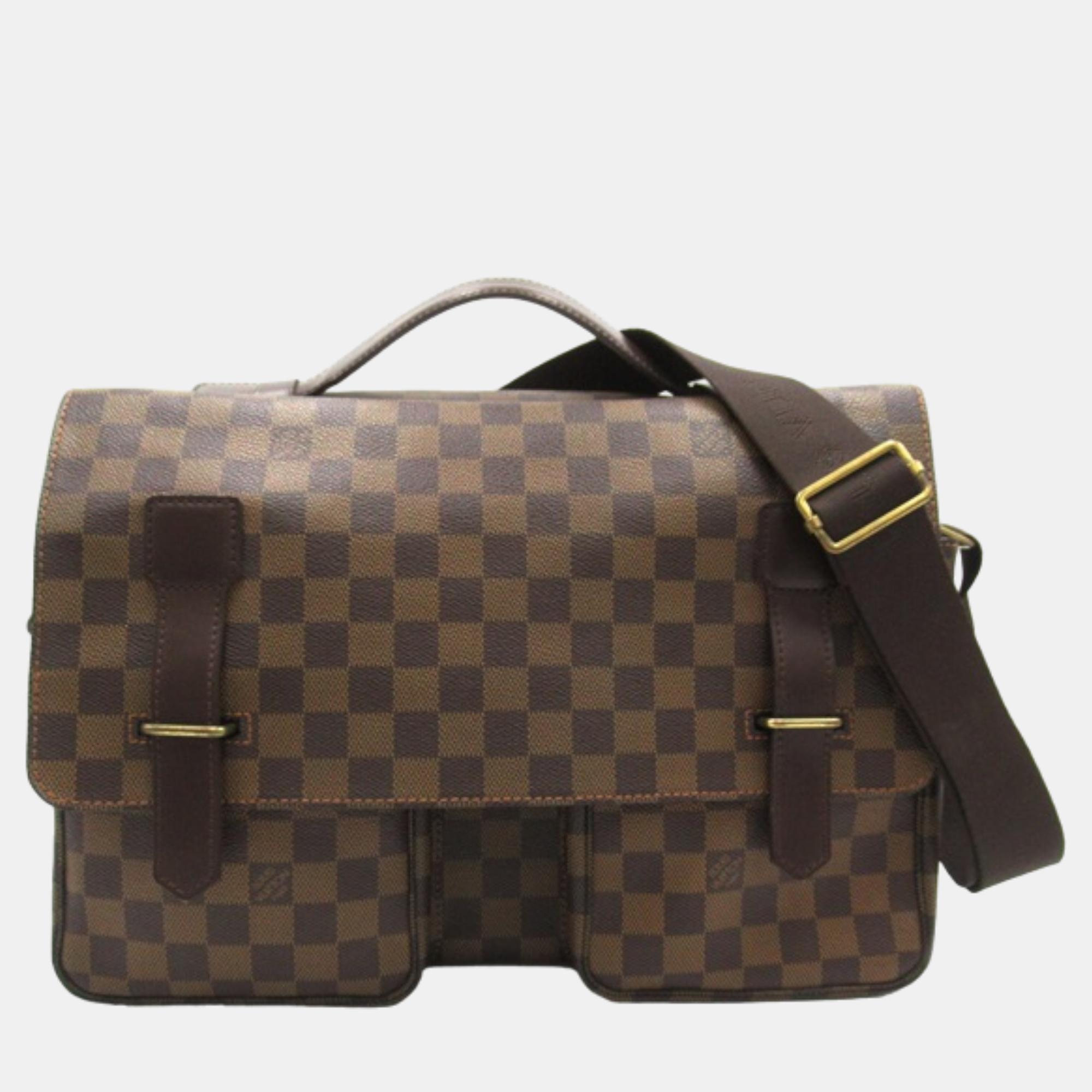 

Louis Vuitton Brown Damier Ebene Canvas Broadway Crossbody Bag