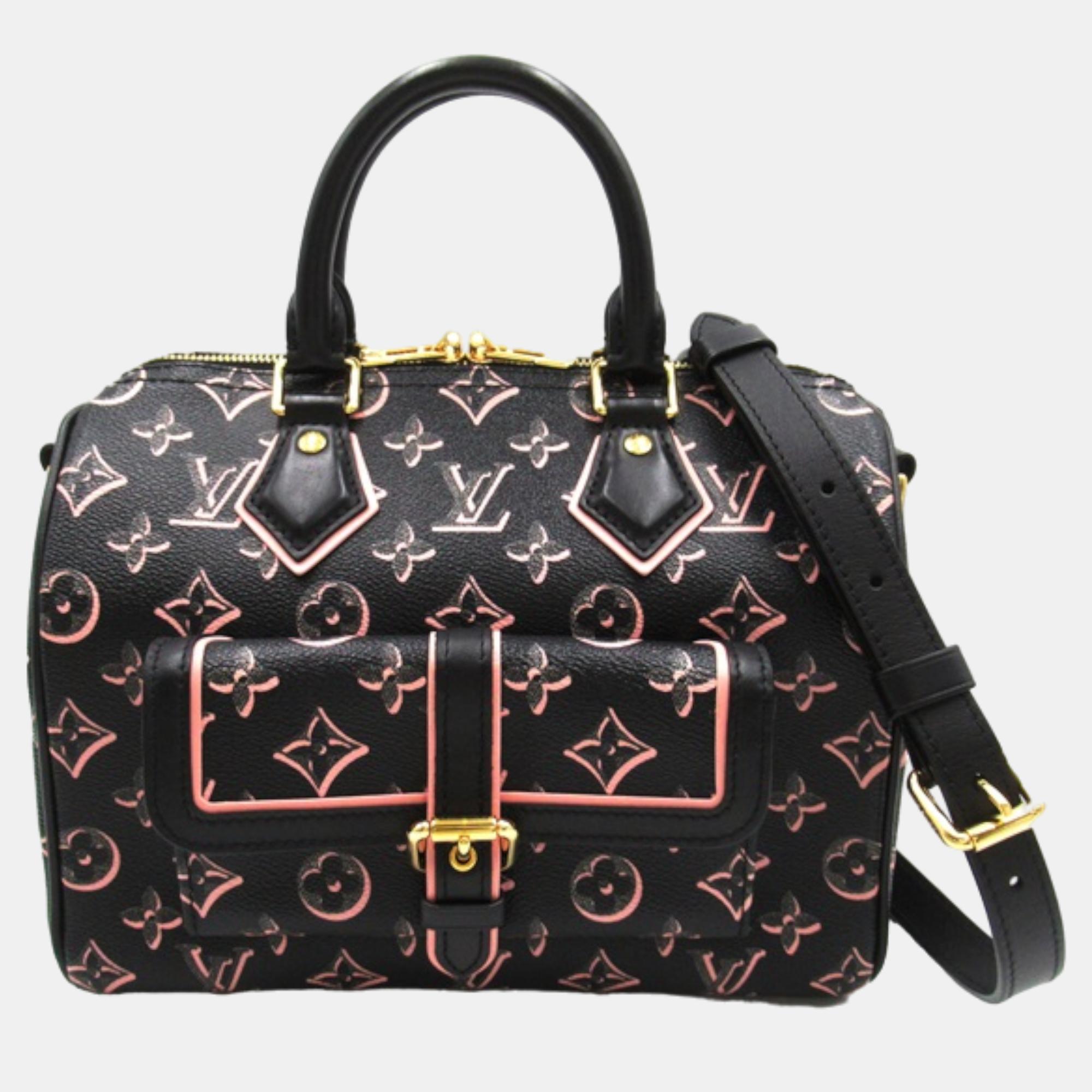 

Louis Vuitton Black Monogram Fall for You Speedy Bandouliere 25 Handbag