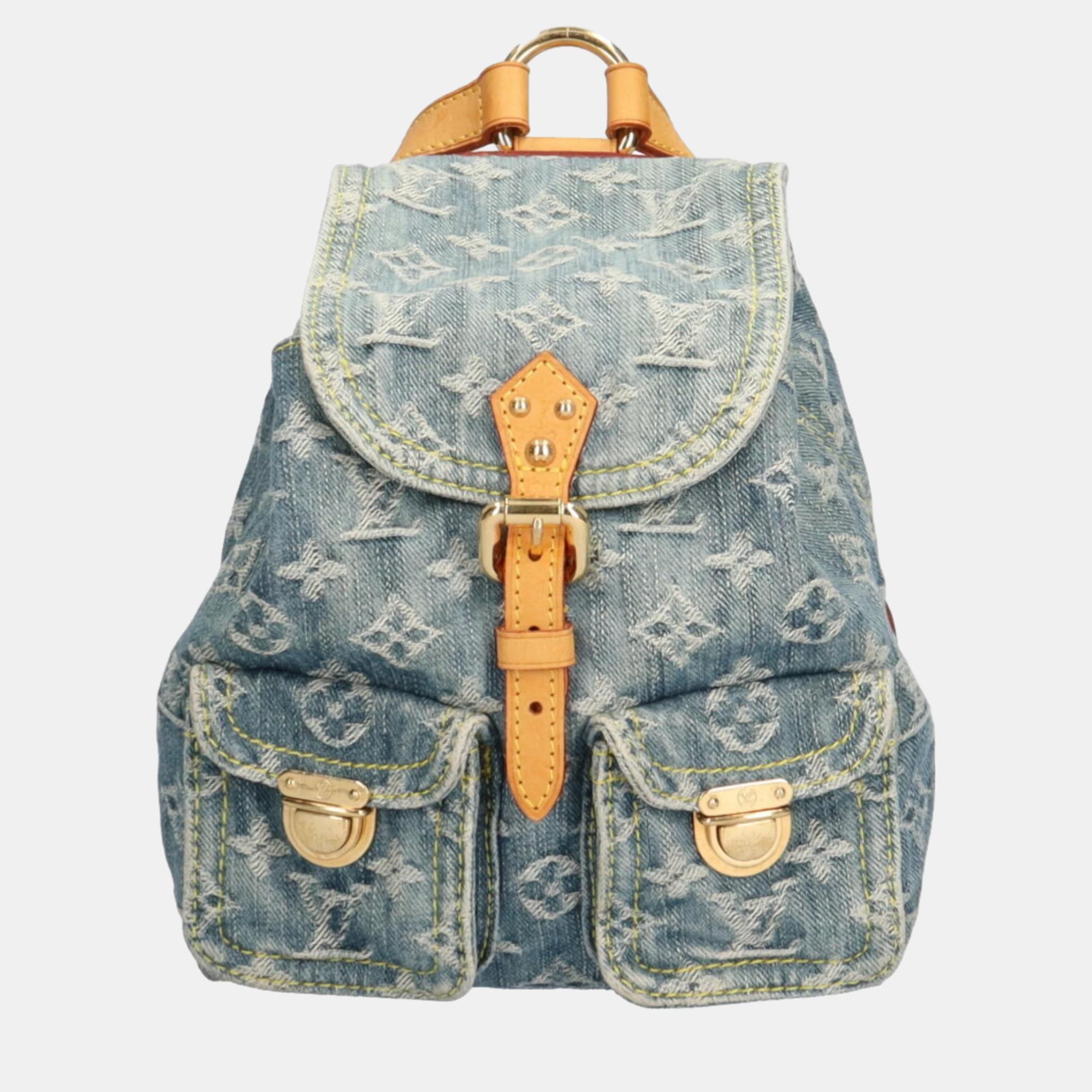 

Louis Vuitton Monogram Denim Sac a Dos PM Backpack, Blue