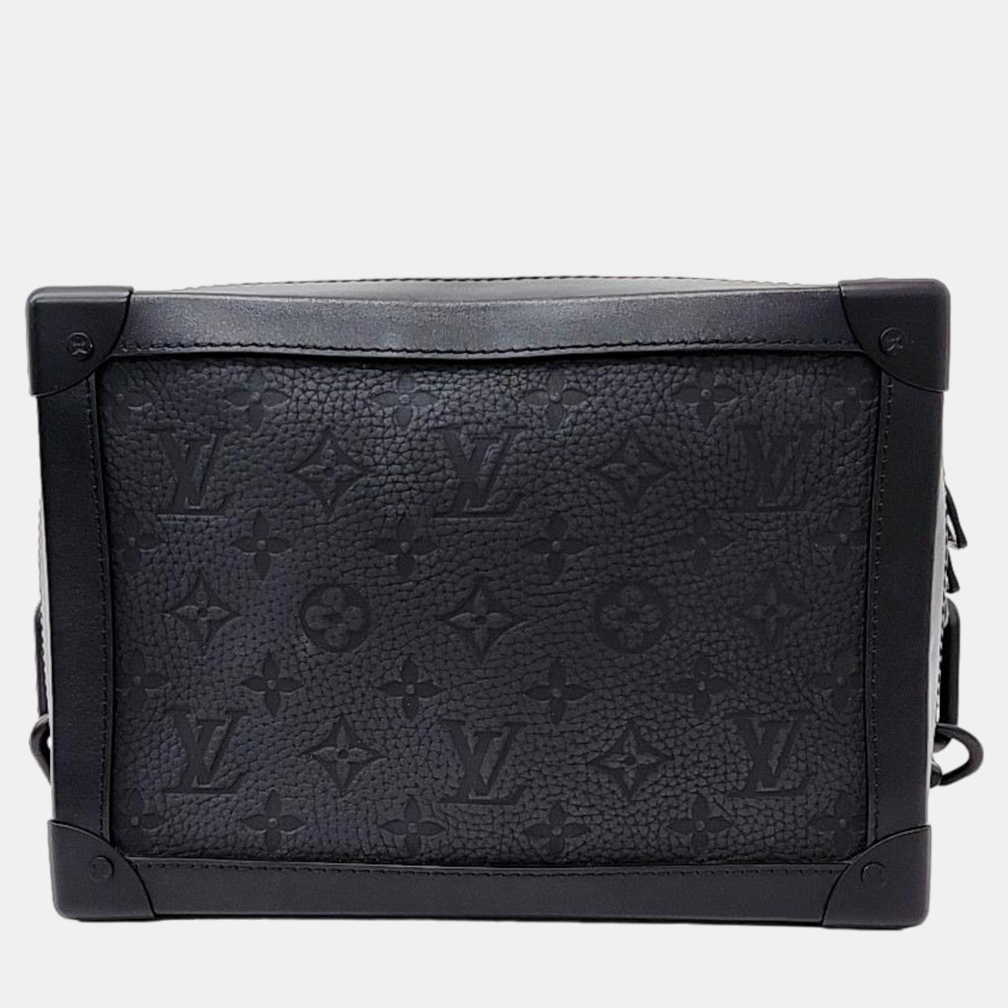 

Louis Vuitton Black Monogram Soft Trunk Bag