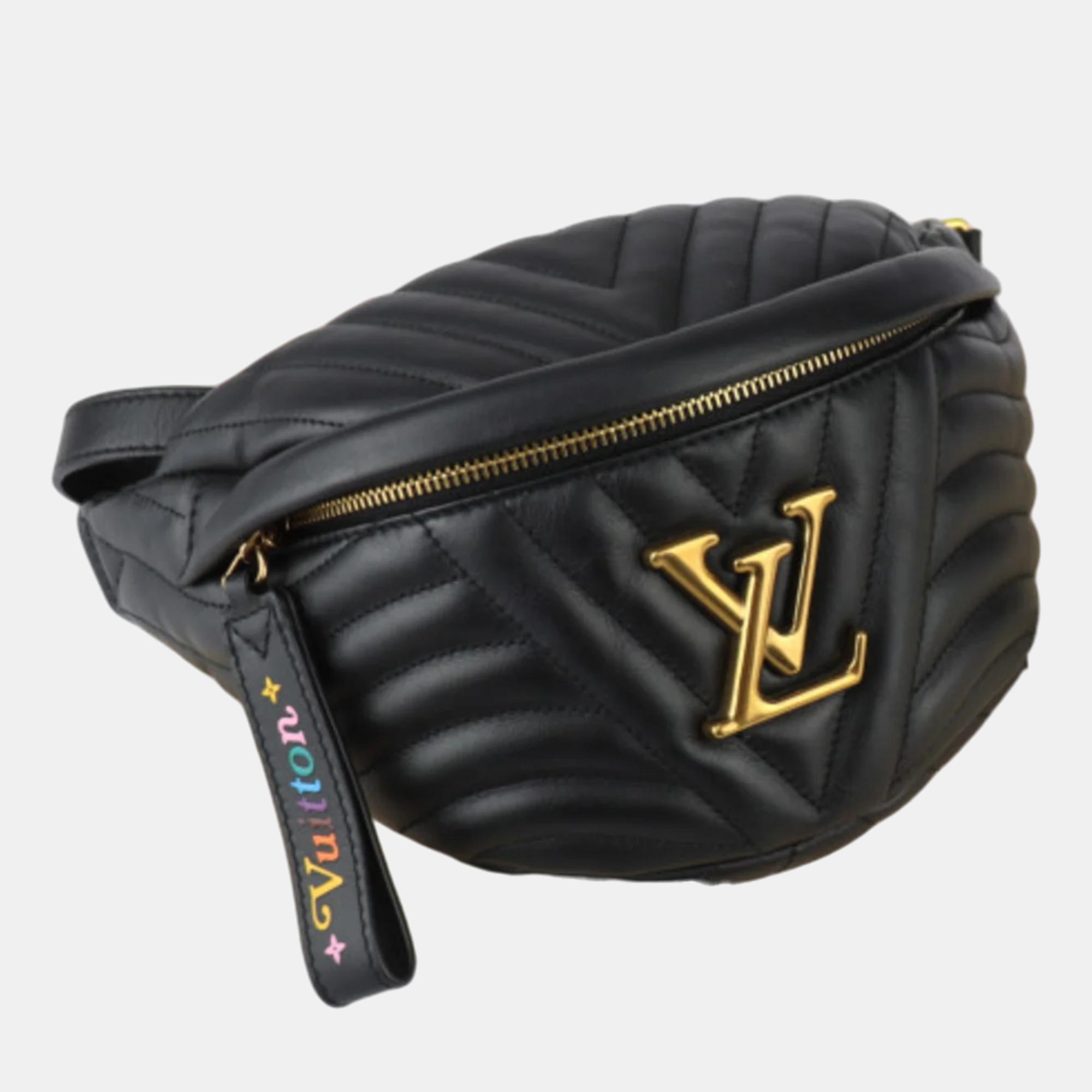Louis Vuitton Black Quilted Leather New Wave Bumbag 