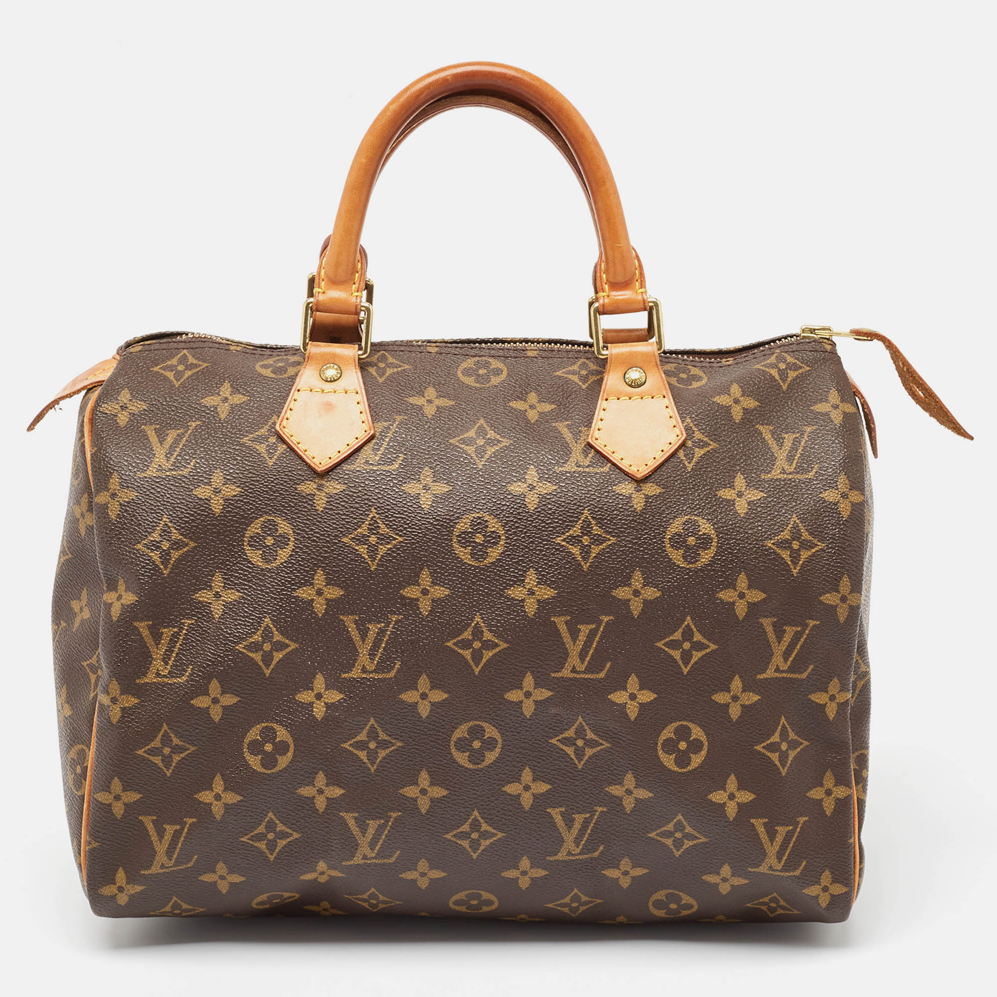 

Louis Vuitton Monogram Canvas Speedy 30 Bag, Brown