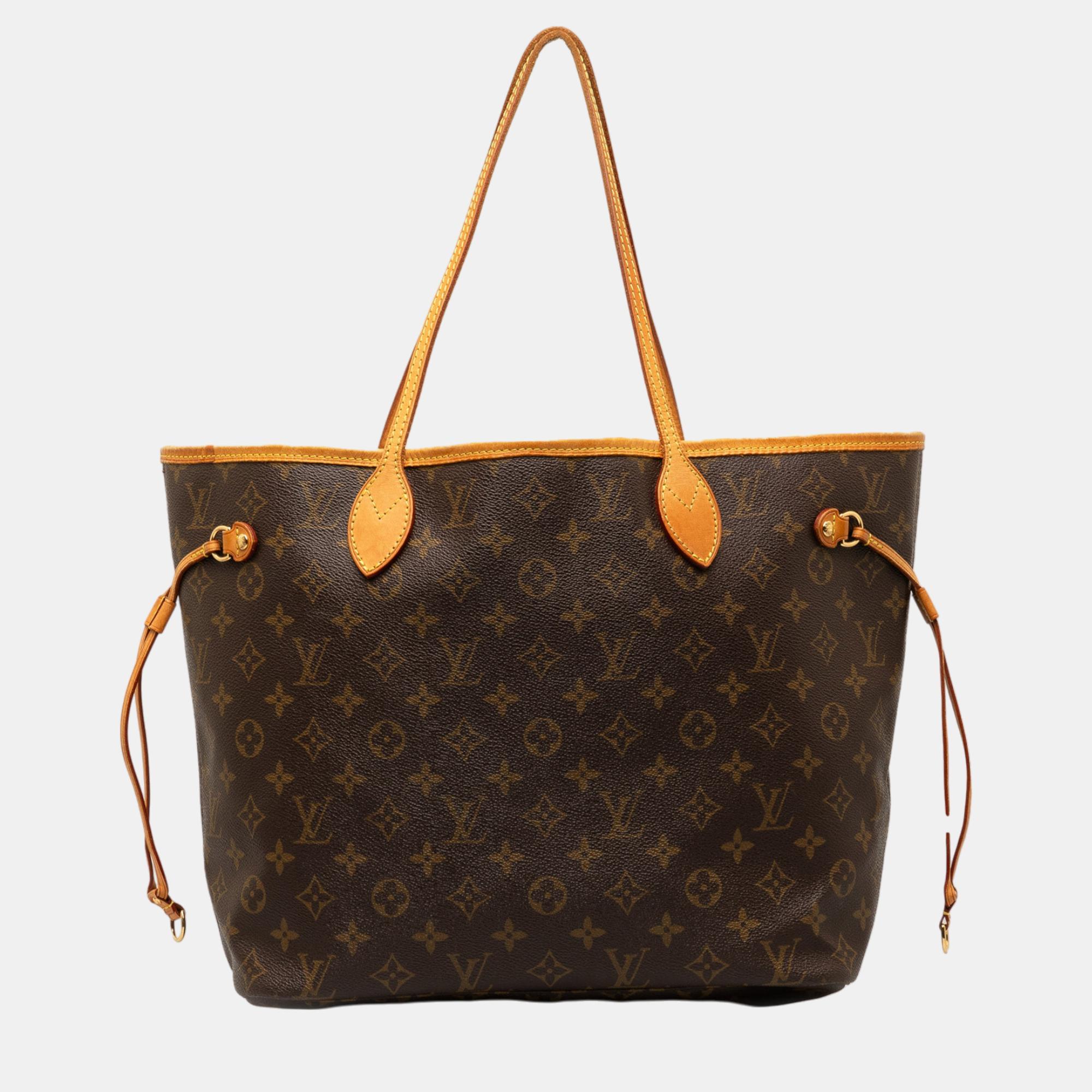 

Louis Vuitton Brown Monogram Neverfull MM