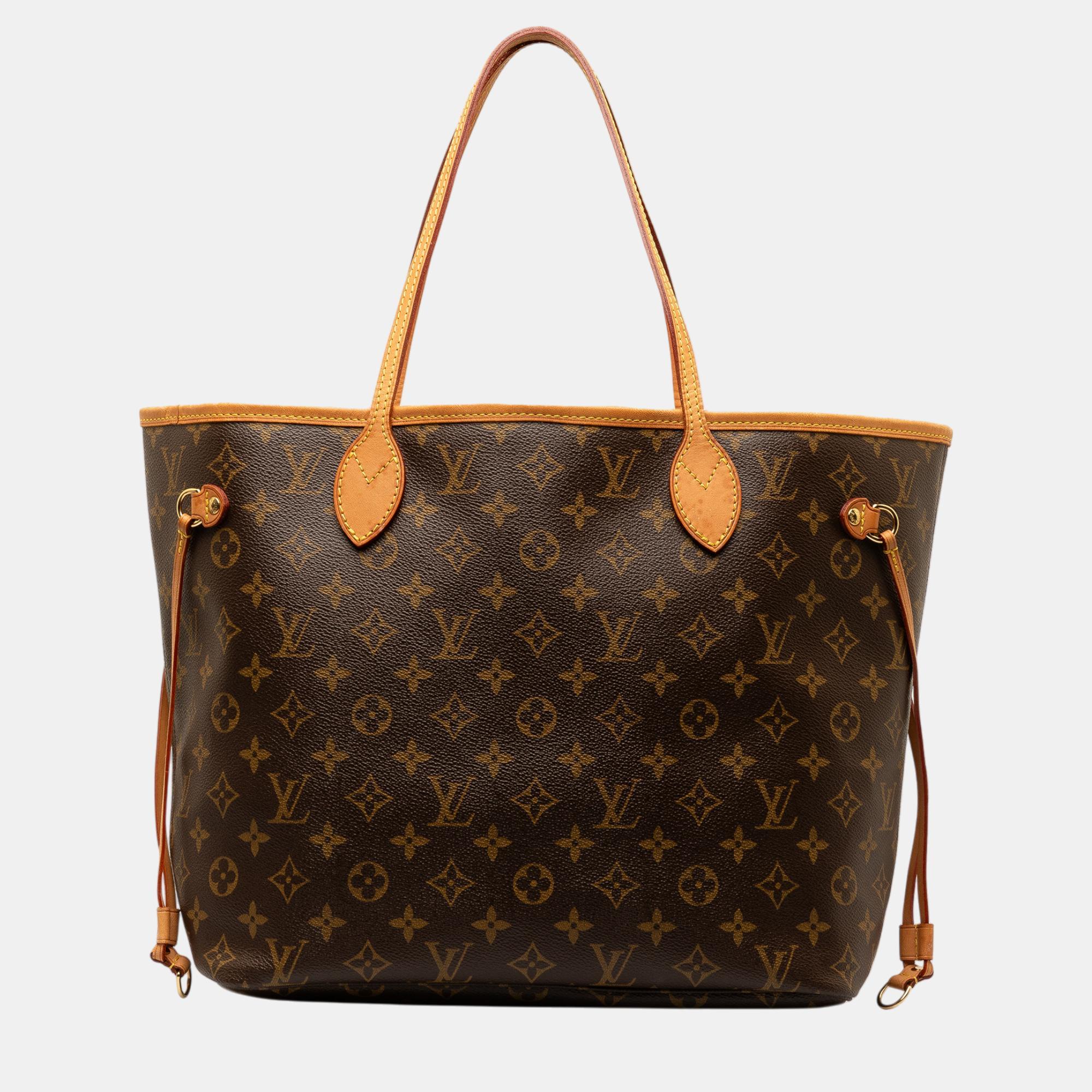 

Louis Vuitton Brown Monogram Neverfull MM