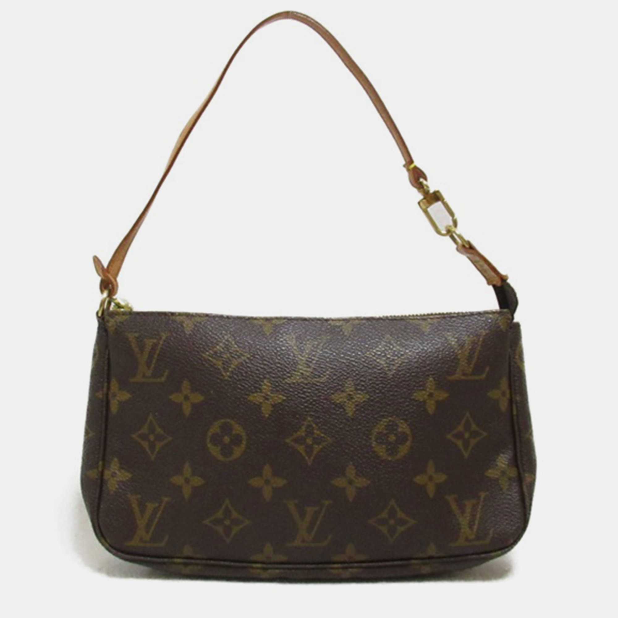 

Louis Vuitton Canvas Pochette Accessoires Shoulder Bags, Brown