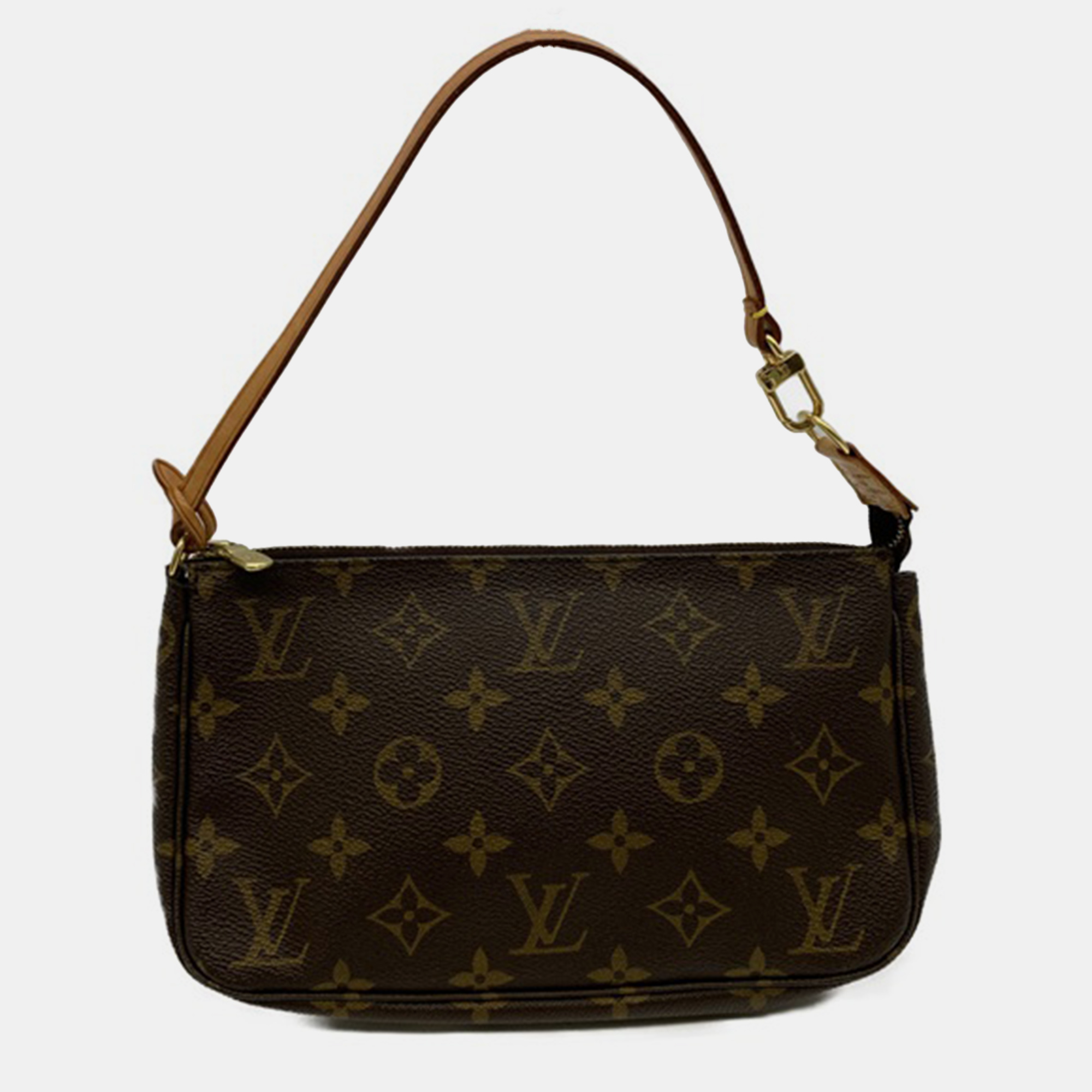 

Louis Vuitton Canvas Pochette Accessoires Shoulder Bags, Brown