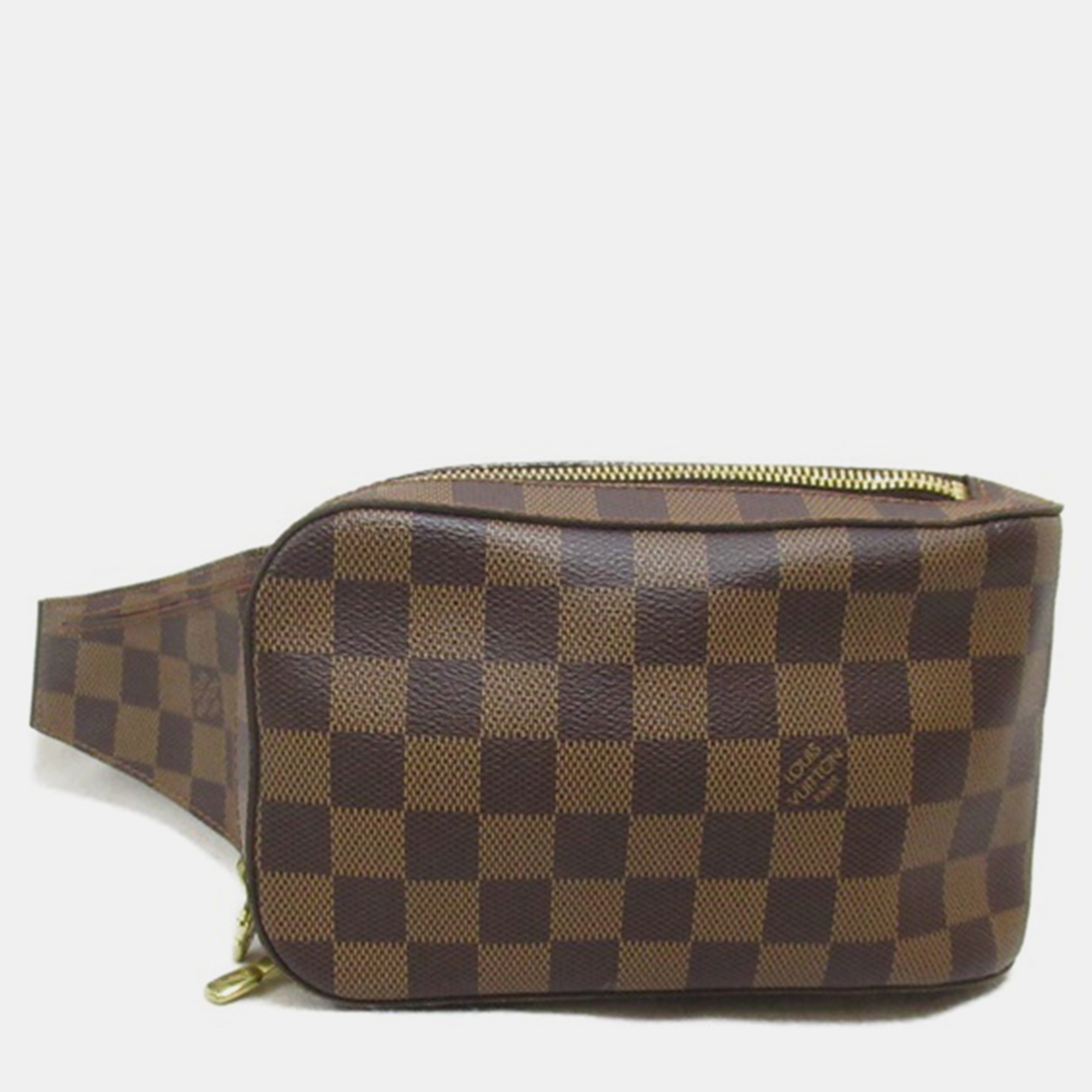 

Louis Vuitton Brown Canvas Damier Ebene Geronimos Shoulder Bag