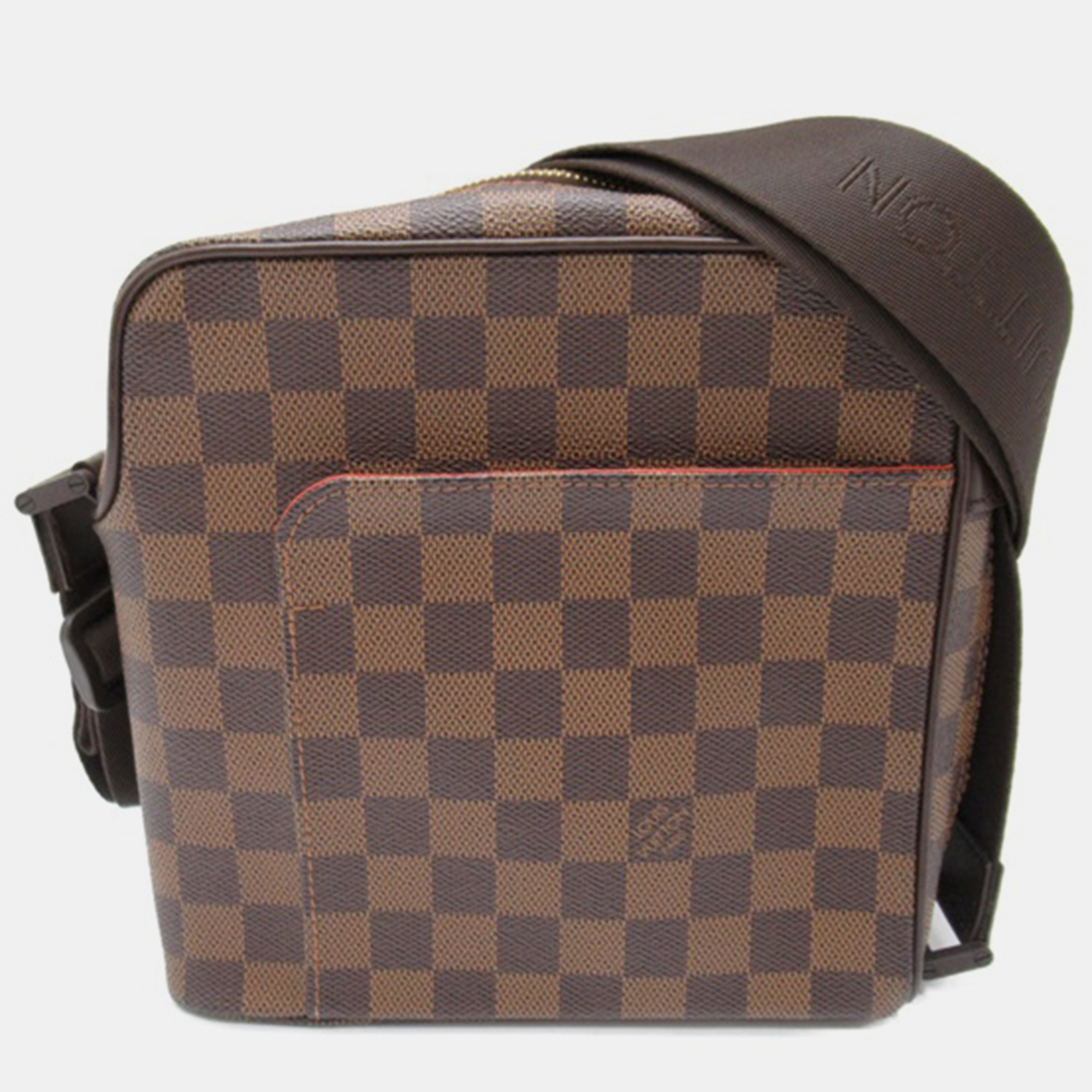 

Louis Vuitton Brown Canvas Damier Ebene Olav PM Crossbody Bag