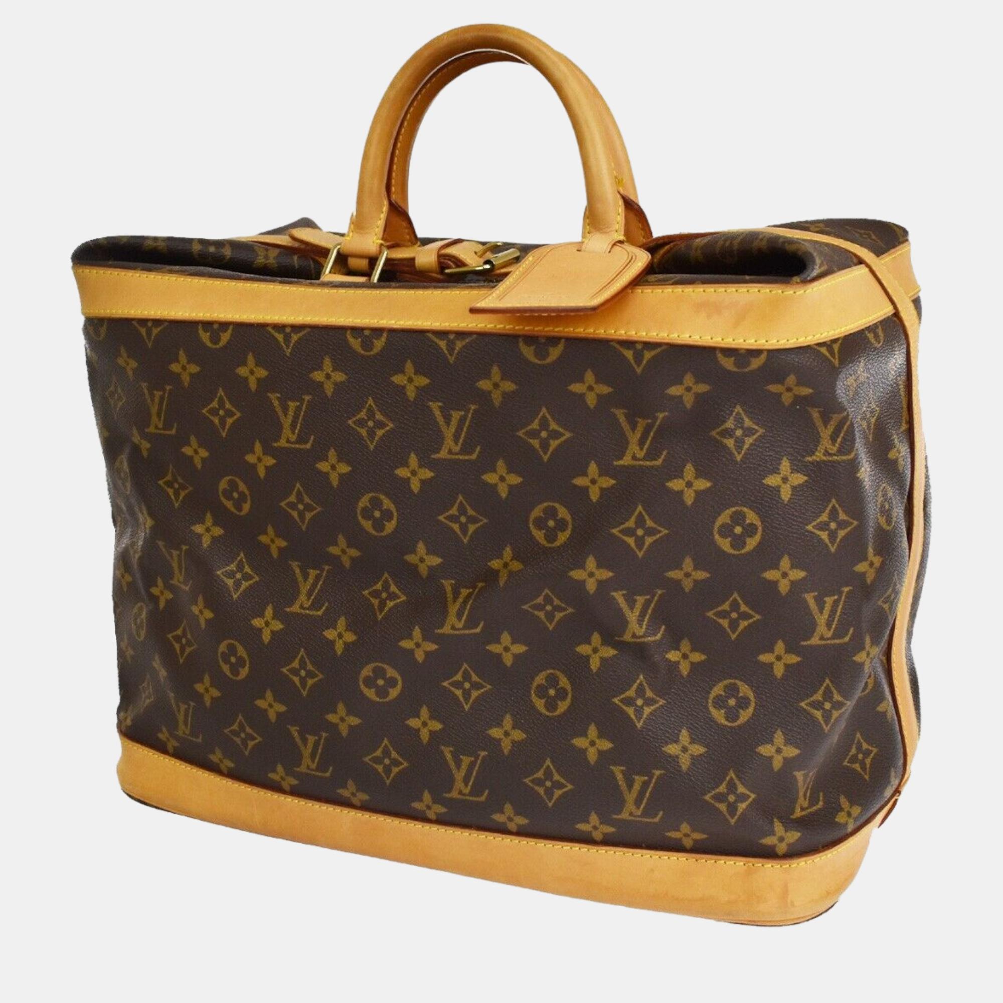 

Louis Vuitton Brown Monogram Canvas Cruiser 40 Top Handle Bag