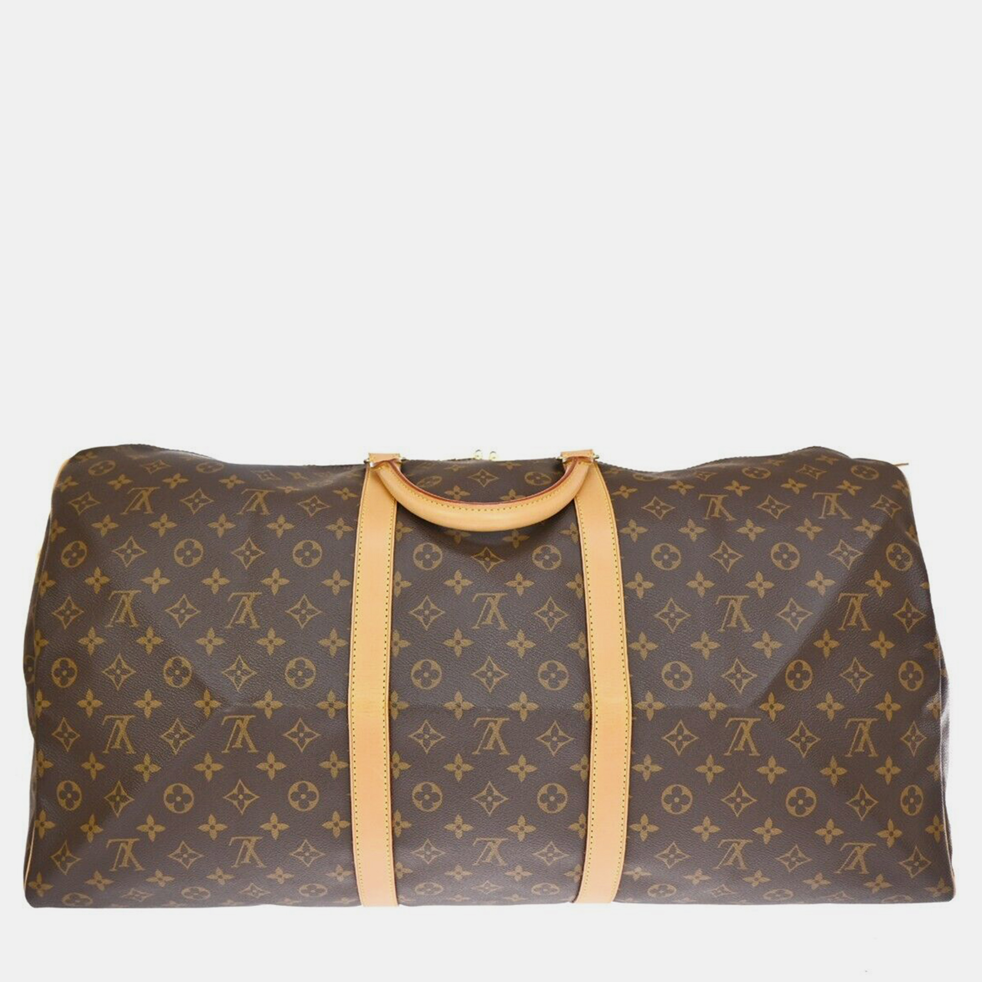 

Louis Vuitton Brown Monogram Canvas Keepall 60 Duffel Bag