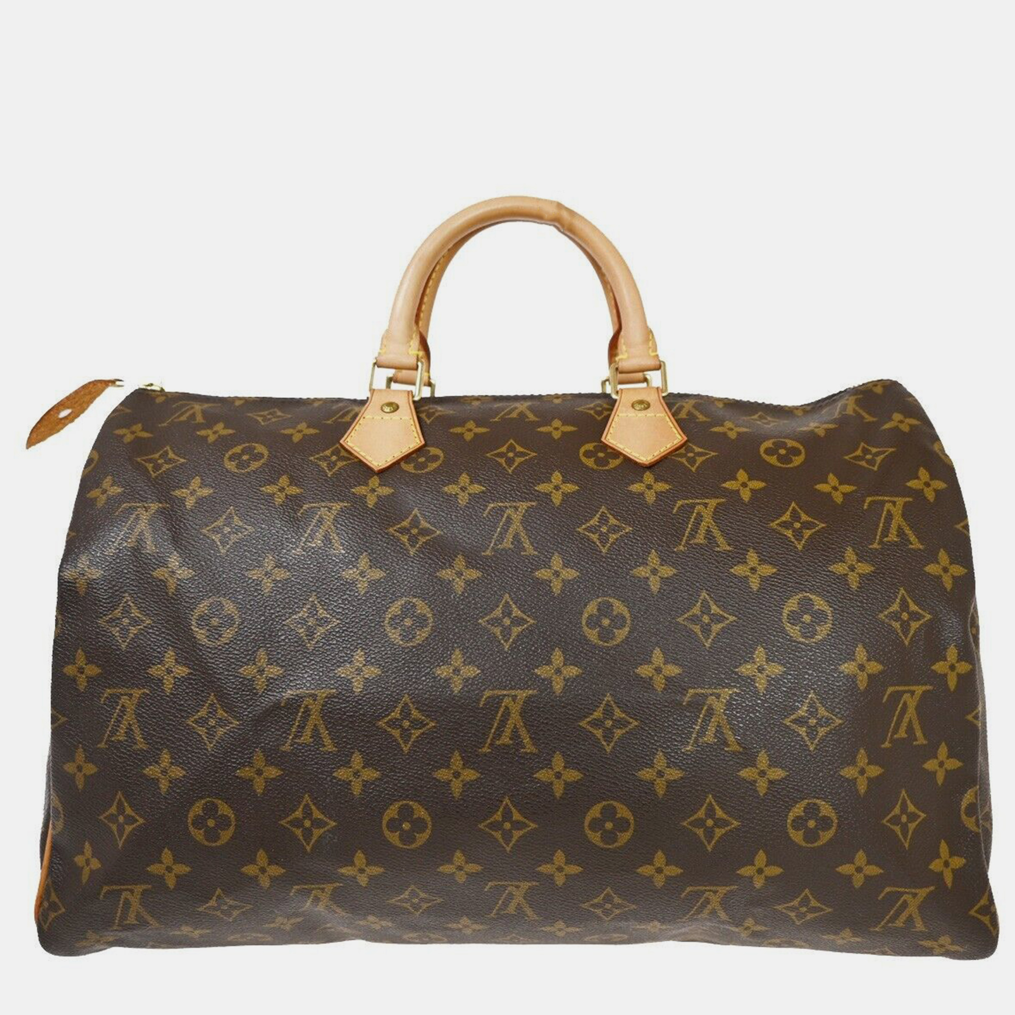 

Louis Vuitton Brown Monogram Canvas Speedy 40 Satchel