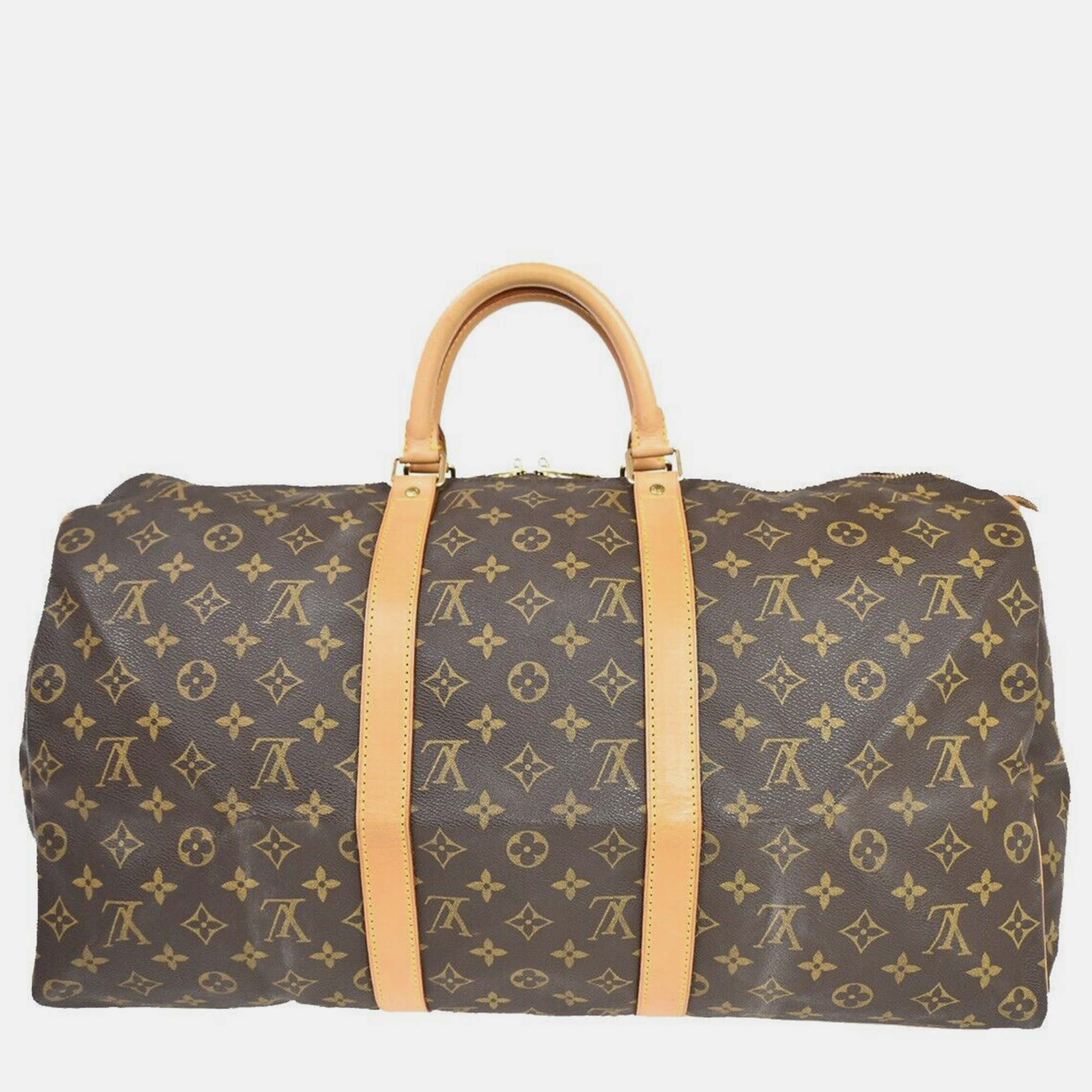

Louis Vuitton Brown Monogram Canvas Keepall 50 Duffel Bag