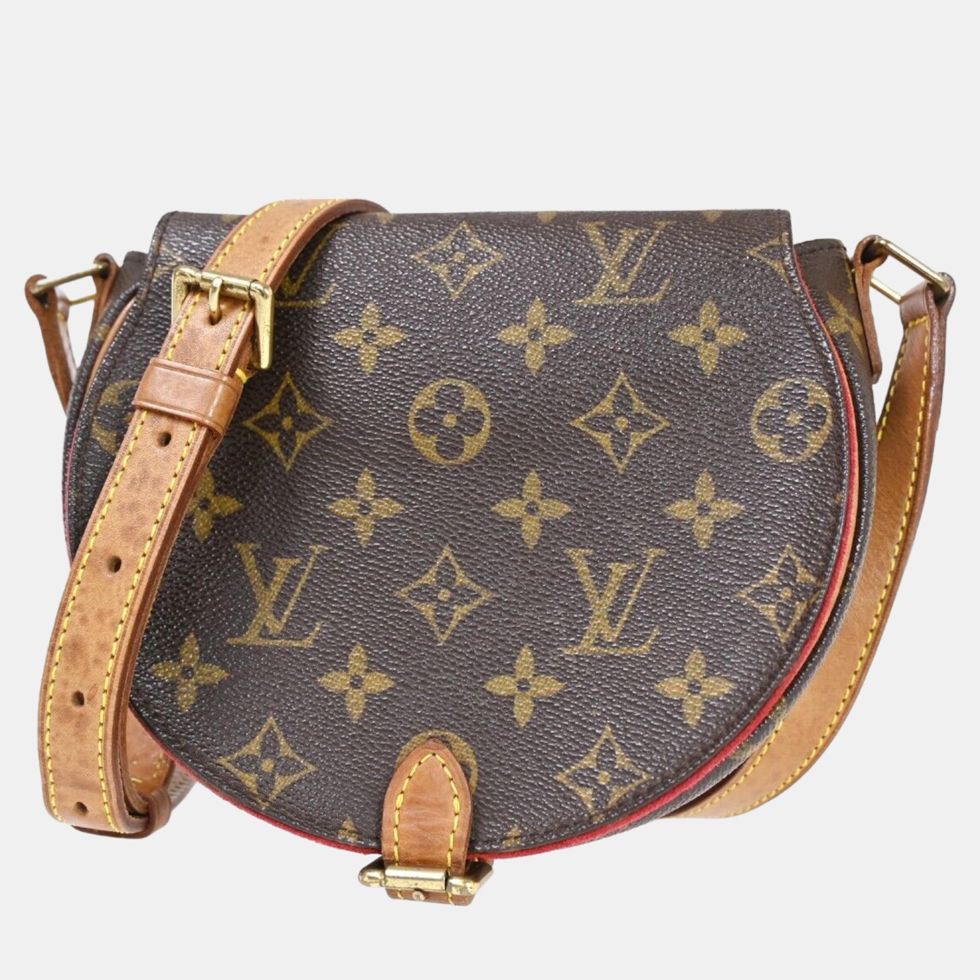 

Louis Vuitton Brown Monogram Canvas Tambourine Shoulder Bag