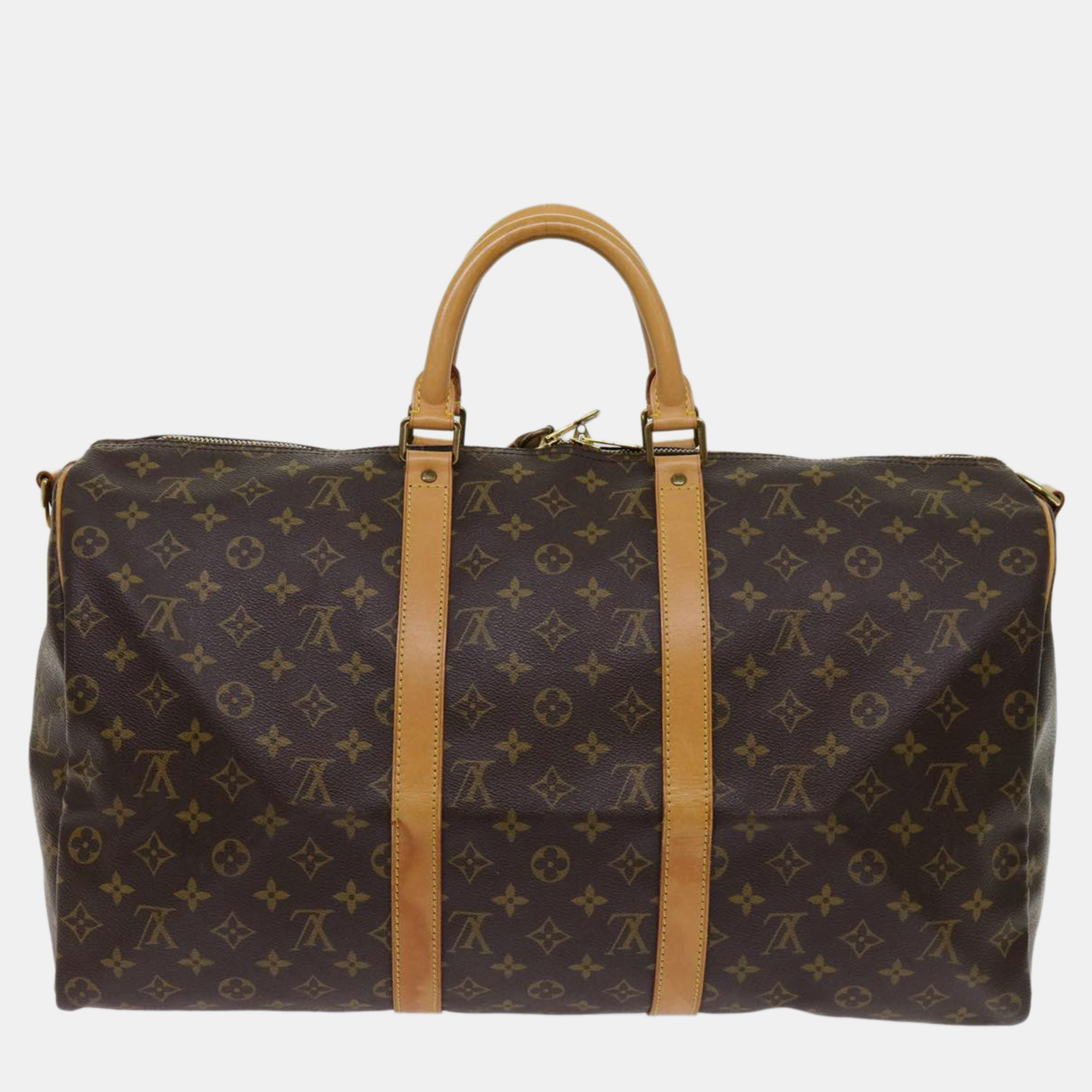 

Louis Vuitton Brown Monogram Canvas Keepall 50 Duffel Bag