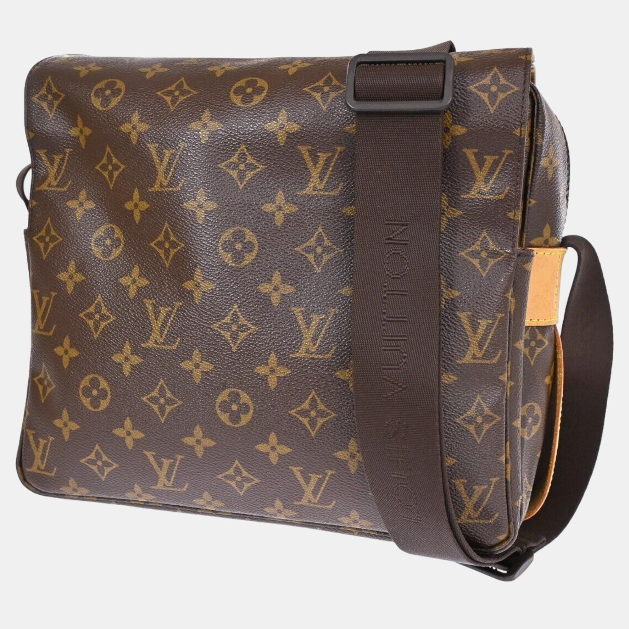 Pre-owned Louis Vuitton Brown Monogram Canvas Naviglio Messenger Bag