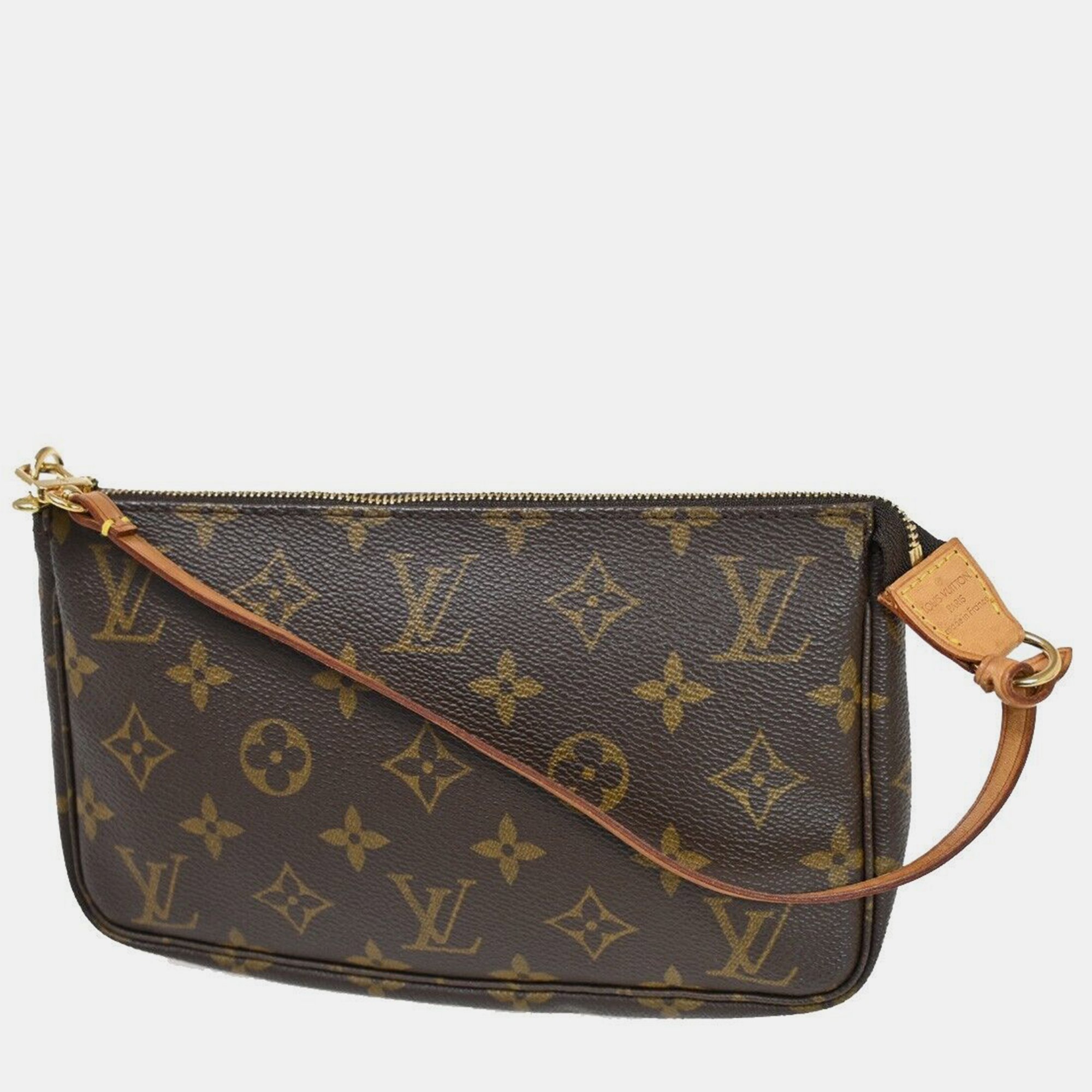 

Louis Vuitton Brown Monogram Canvas Pochette Accessoires Clutch Bag