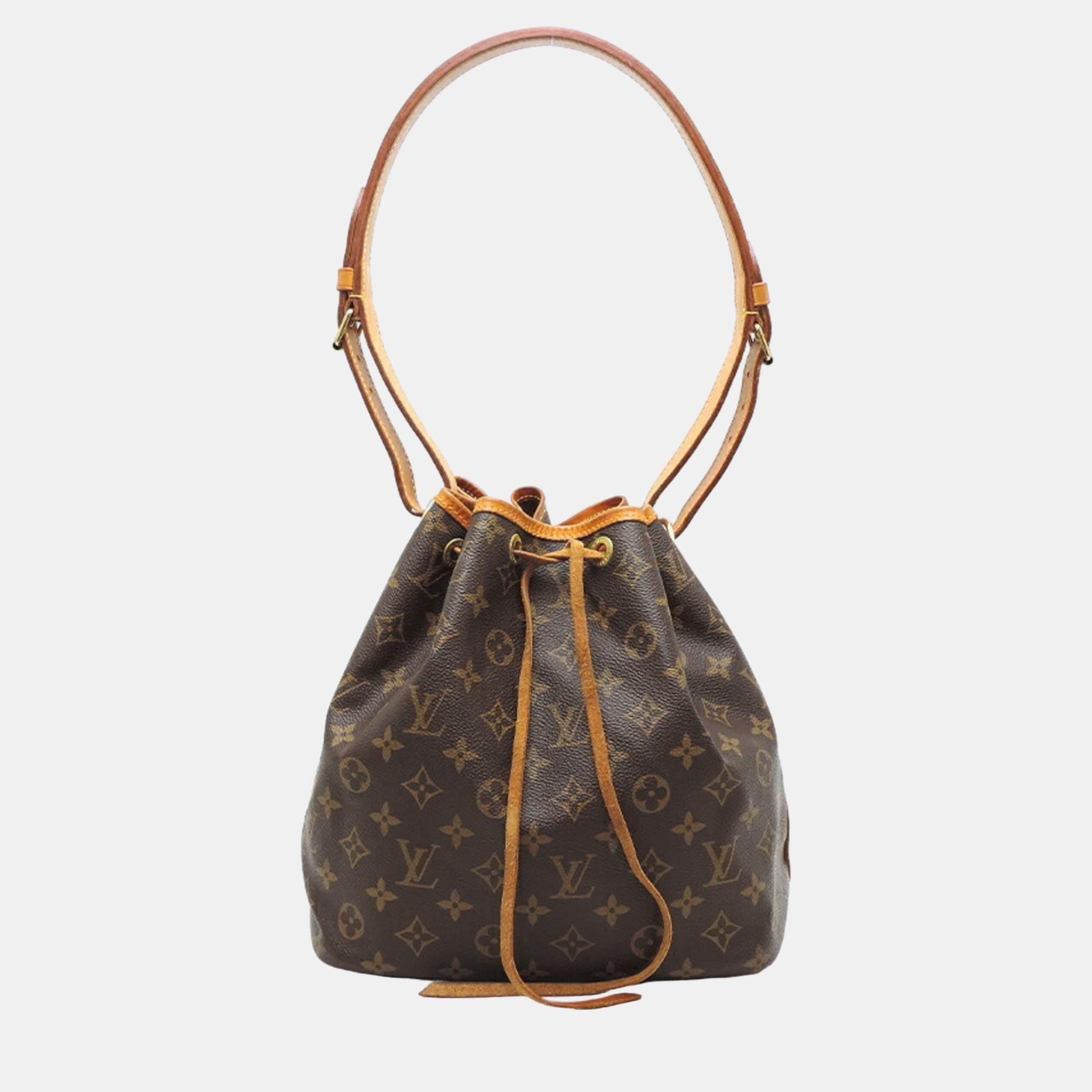 

Louis Vuitton Brown Monogram Canvas Noe shoulder bag