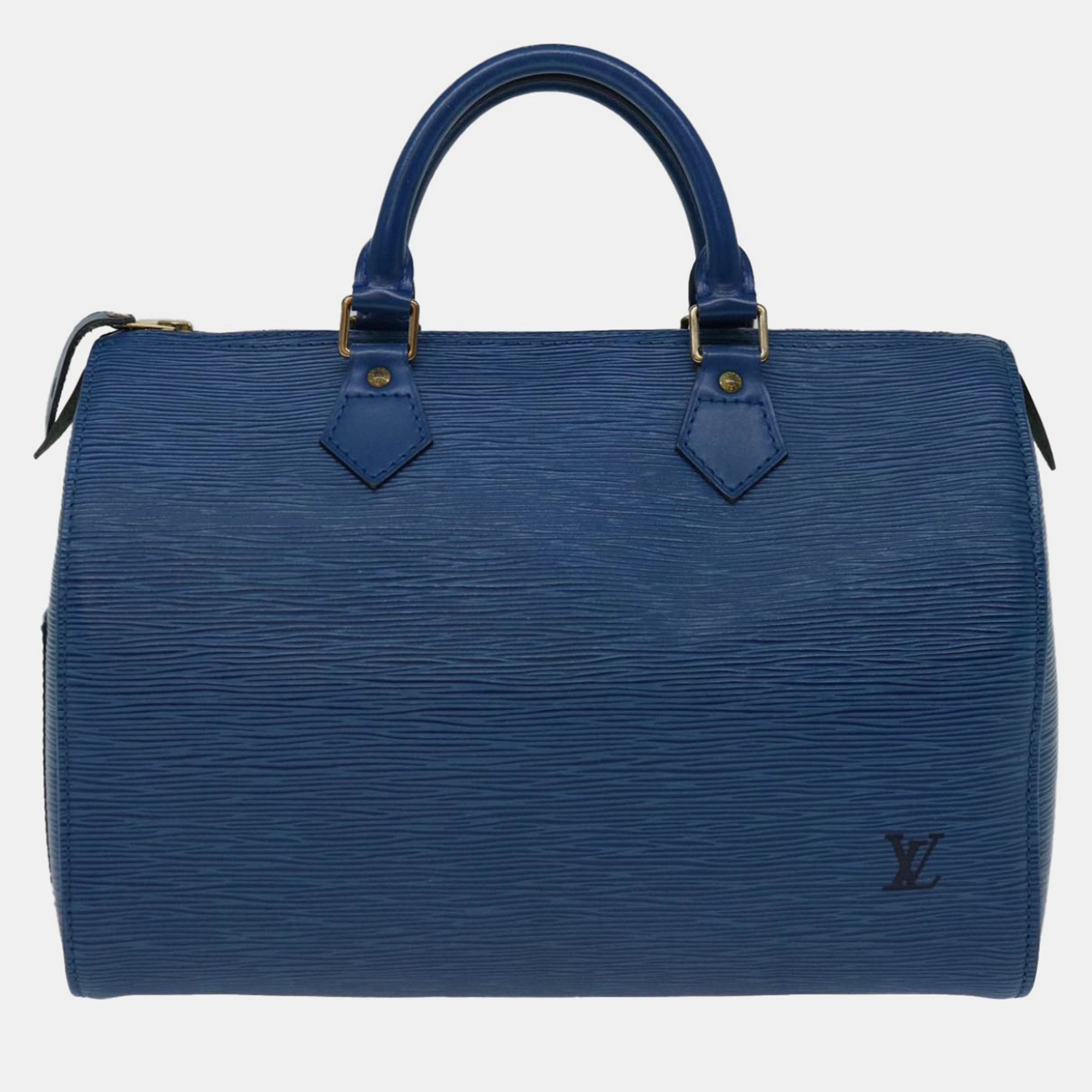 

Louis Vuitton Blue Epi Leather Speedy 25 Top Handle Bag