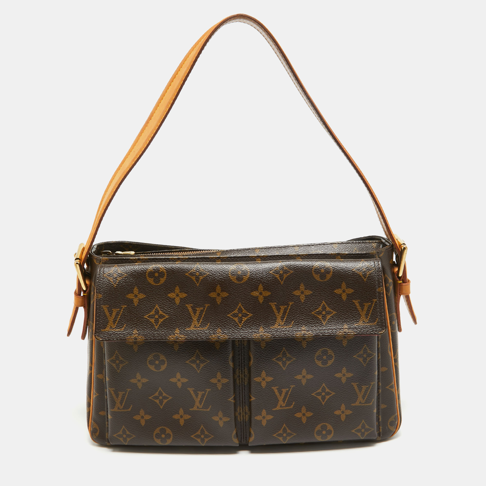 

Louis Vuitton Monogram Canvas Viva Cite GM Bag, Brown