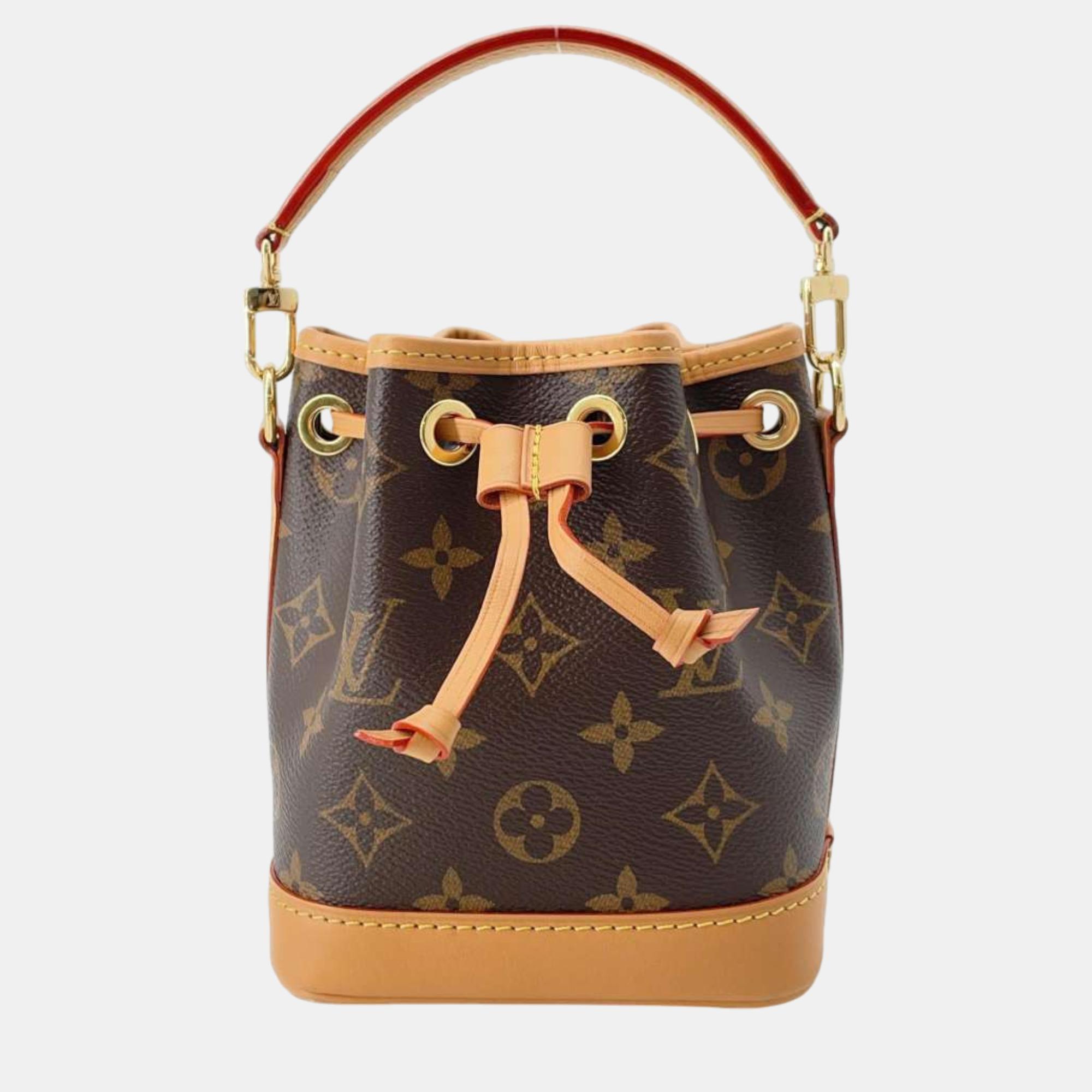 

Louis Vuitton Brown Monogram Nano Noe bag