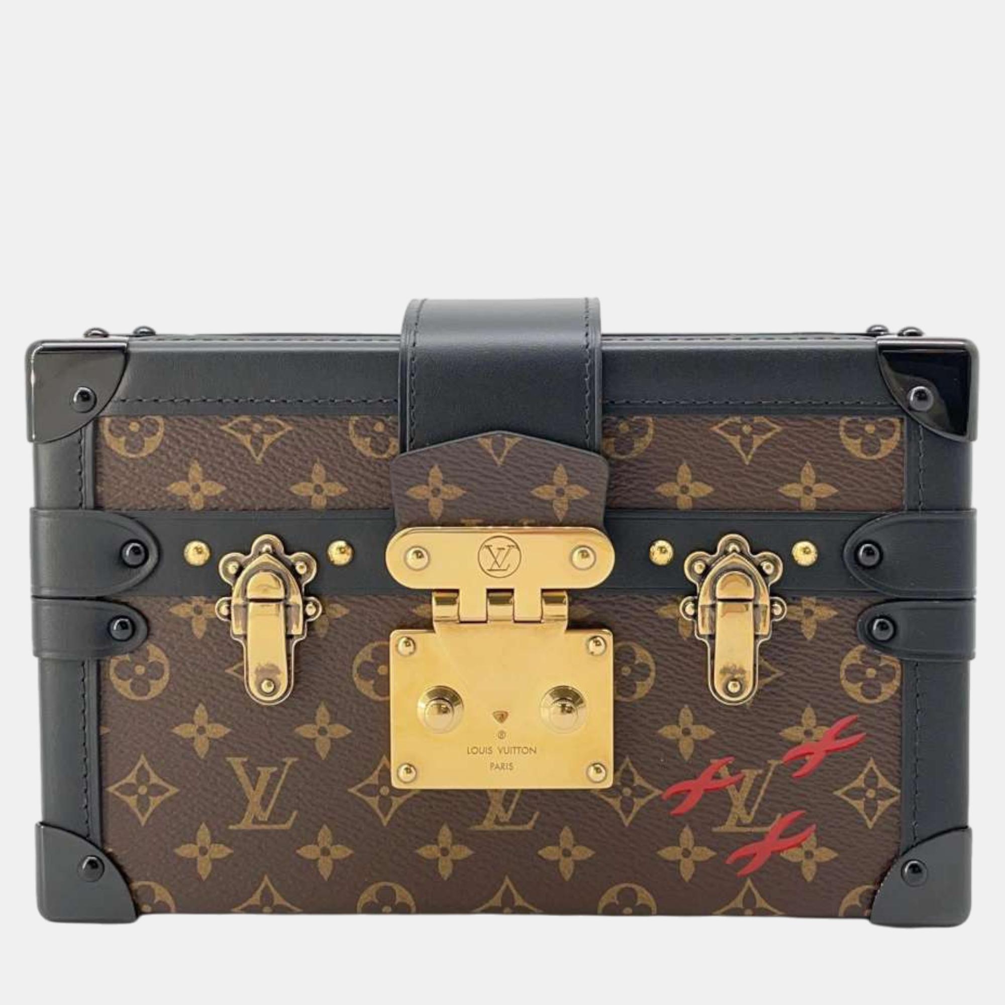 

Louis Vuitton Monogram Petite Malle bag, Brown