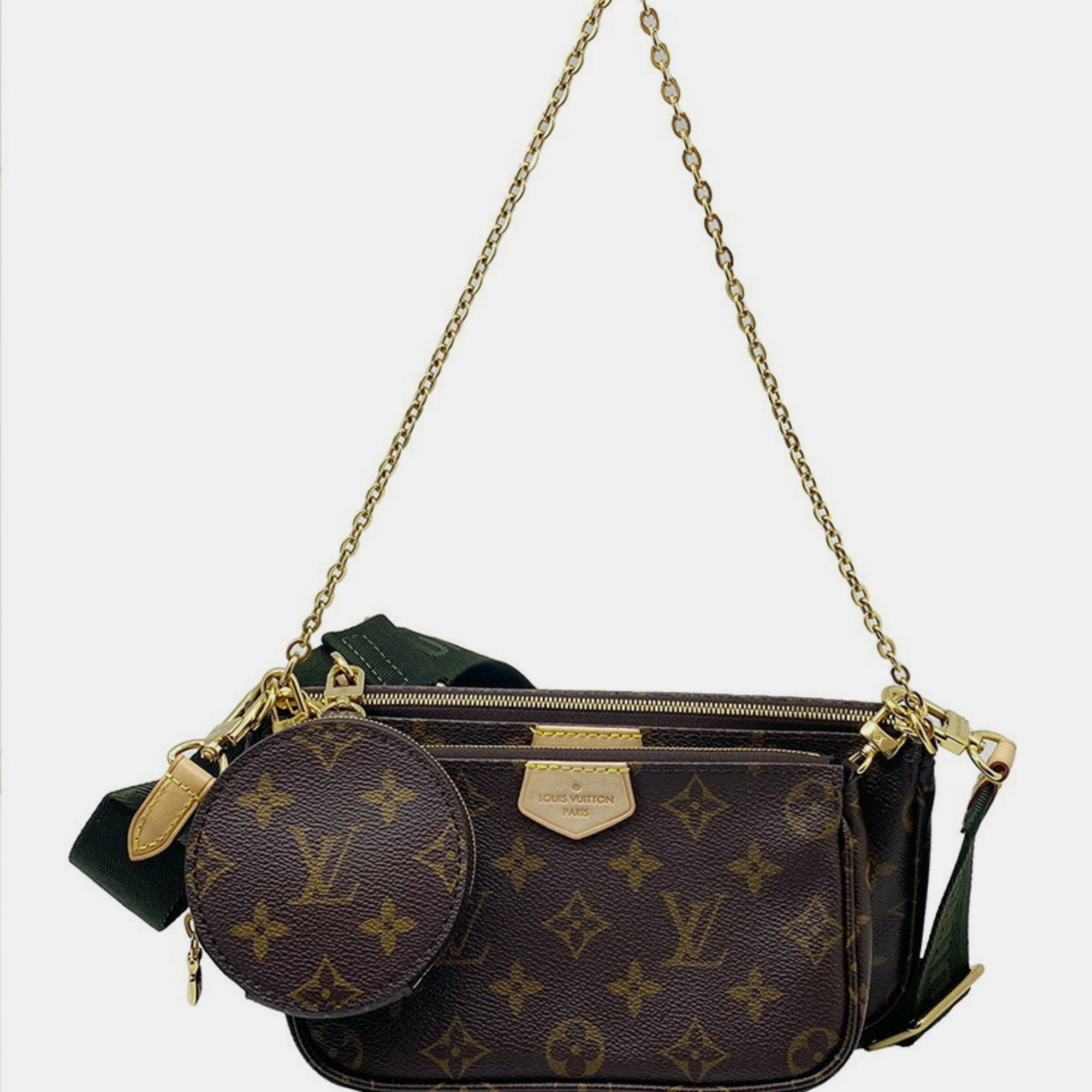 

Louis Vuitton Canvas  multi-pochette accessories Shoulder Bags, Brown