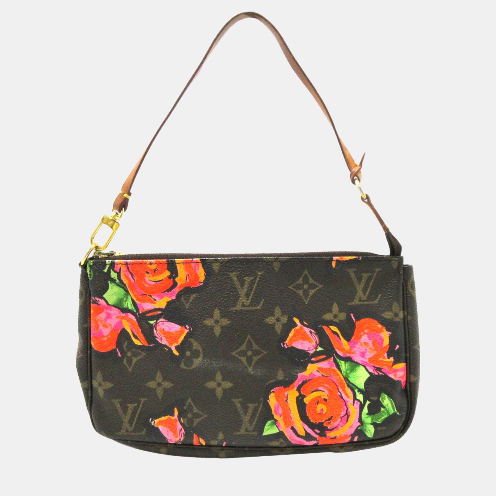 

Louis Vuitton x Stephen Brown Sprouse Monogram Roses Pochette Accessoires