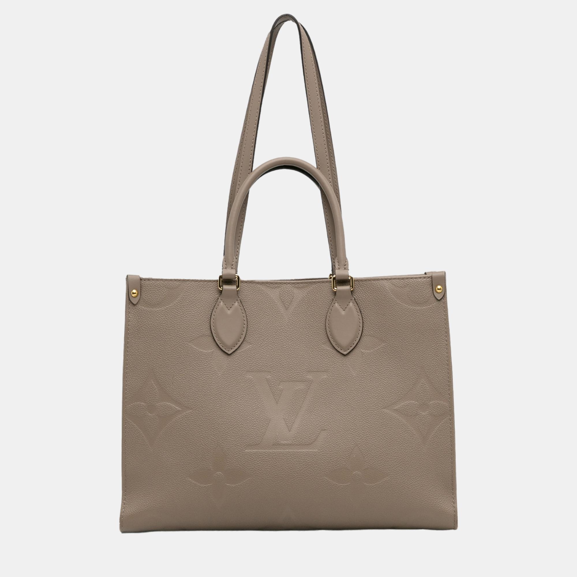 

Louis Vuitton Grey Monogram Empreinte OnTheGo MM