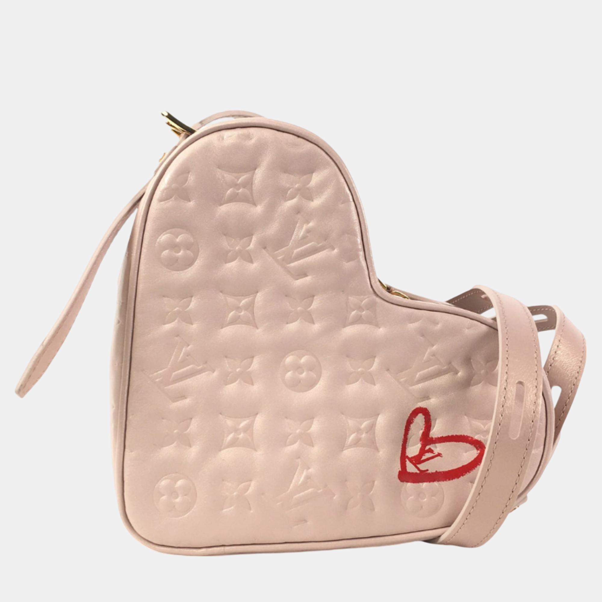 

Louis Vuitton Pink Monogram Empreinte Fall In Love Coeur