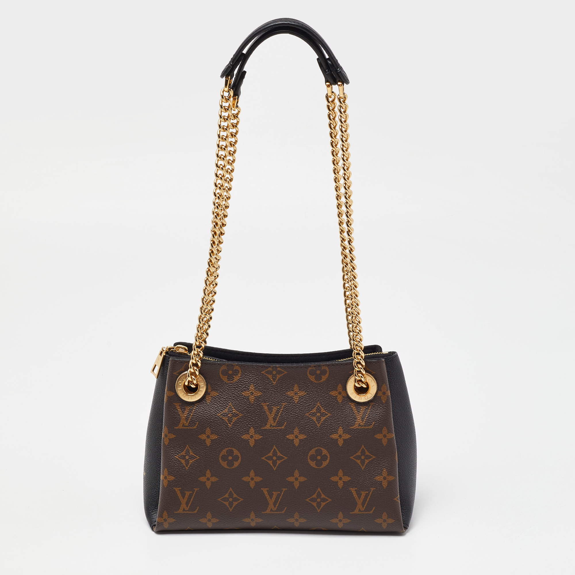 

Louis Vuitton Monogram Canvas and Leather BB Surene Bag, Black